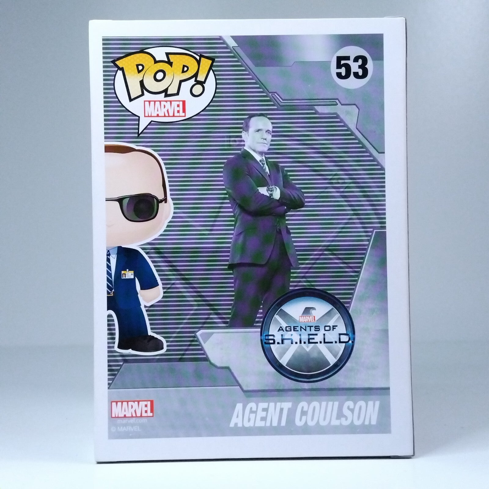 Funko Pop! Marvel Agents of SHIELD Agent Coulson Signed Clark Gregg COA #53 WS