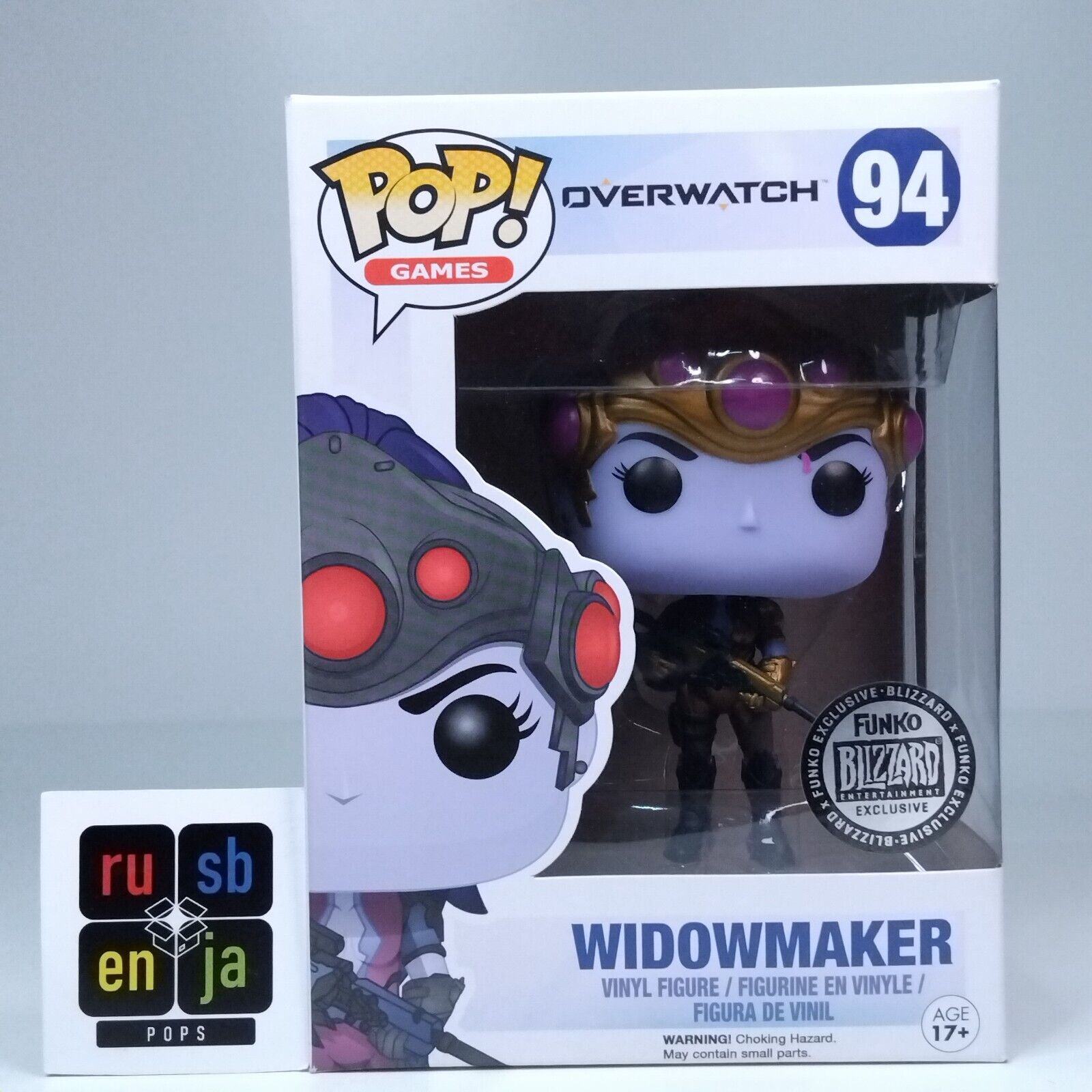 Funko Pop! Games Overwatch Widowmaker Gold Patina Blizzard Exclusive #94