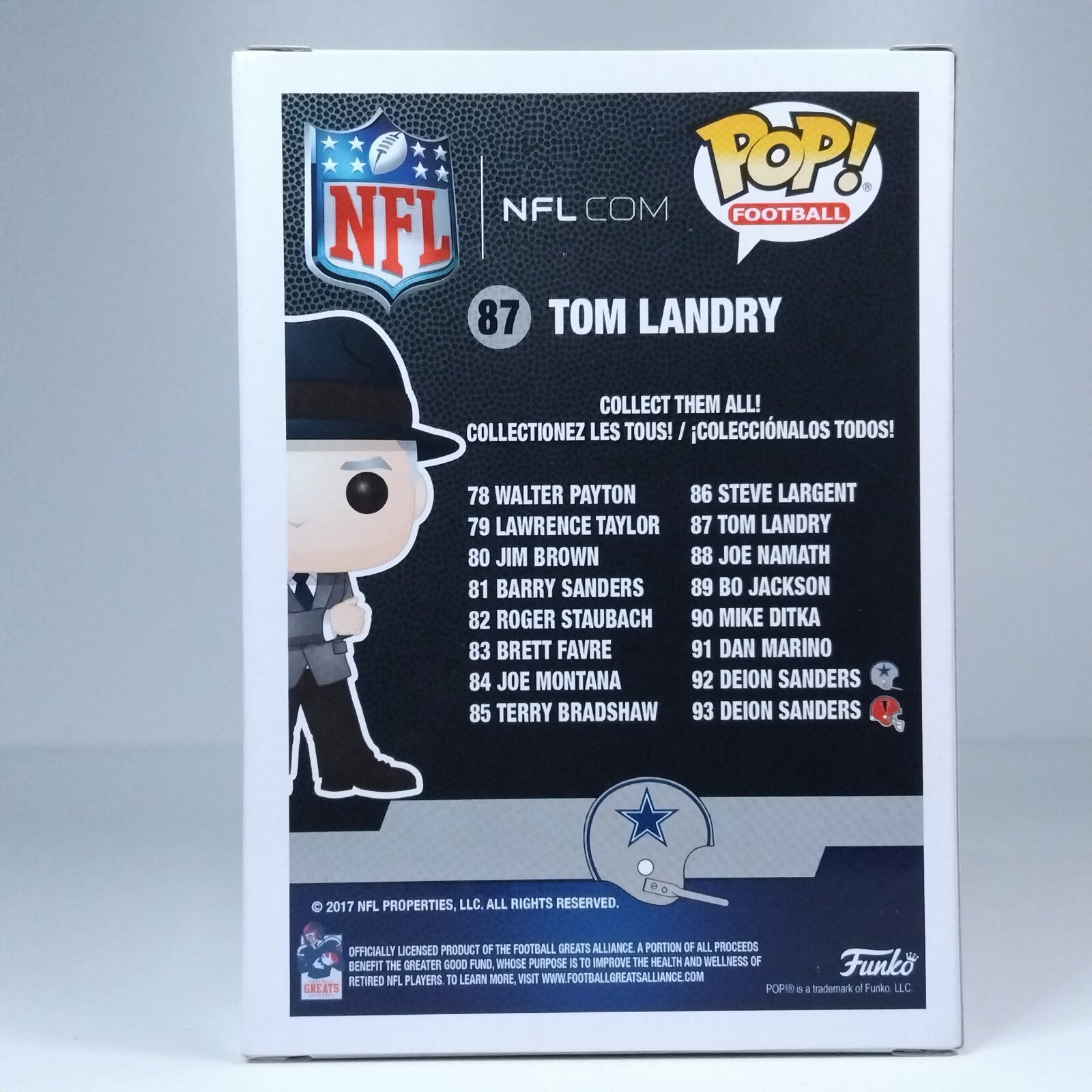 Funko Pop! Sports Football NFL Tom Landry #87