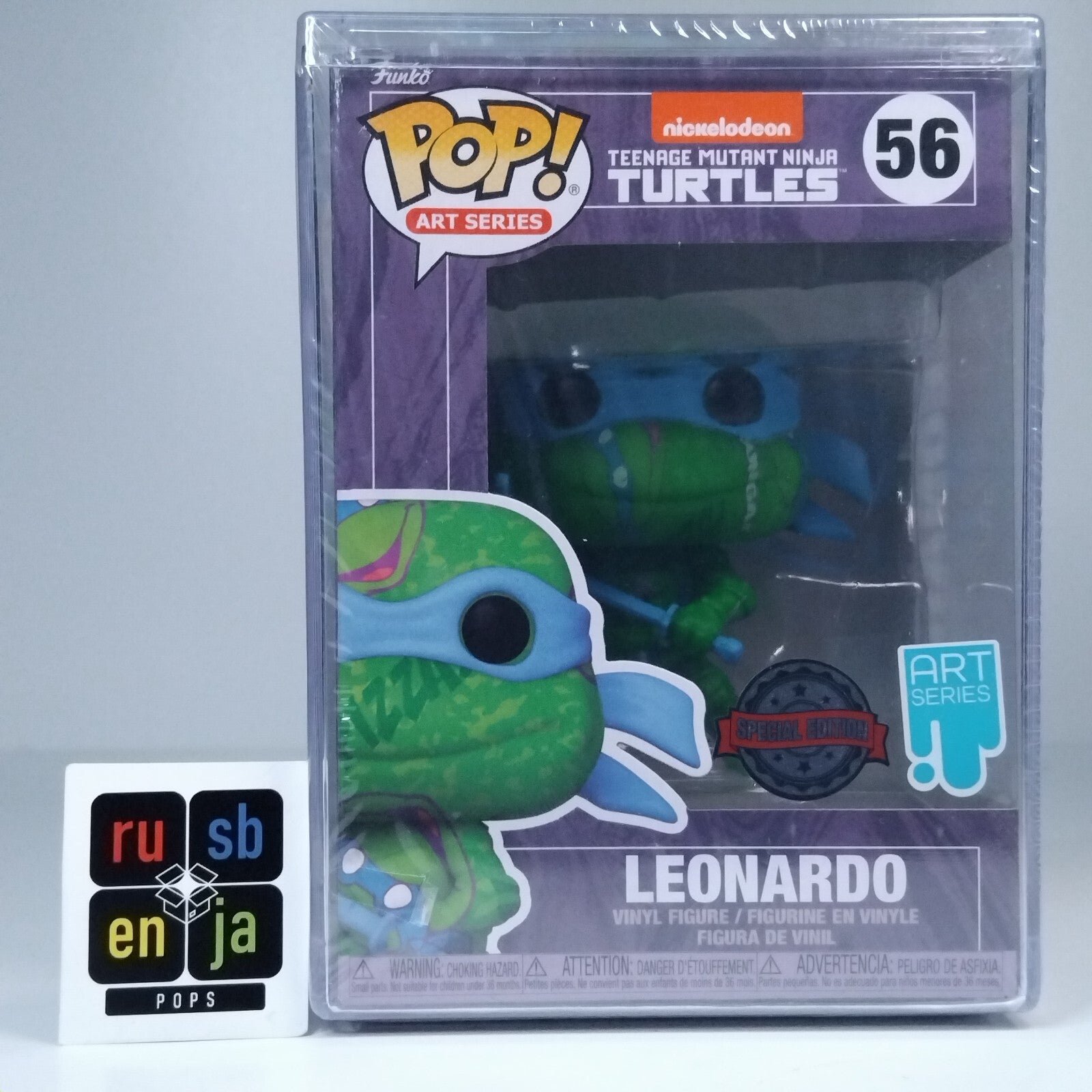 Funko Pop! TMNT Teenage Mutant Ninja Turtles SEALED Leonardo #56