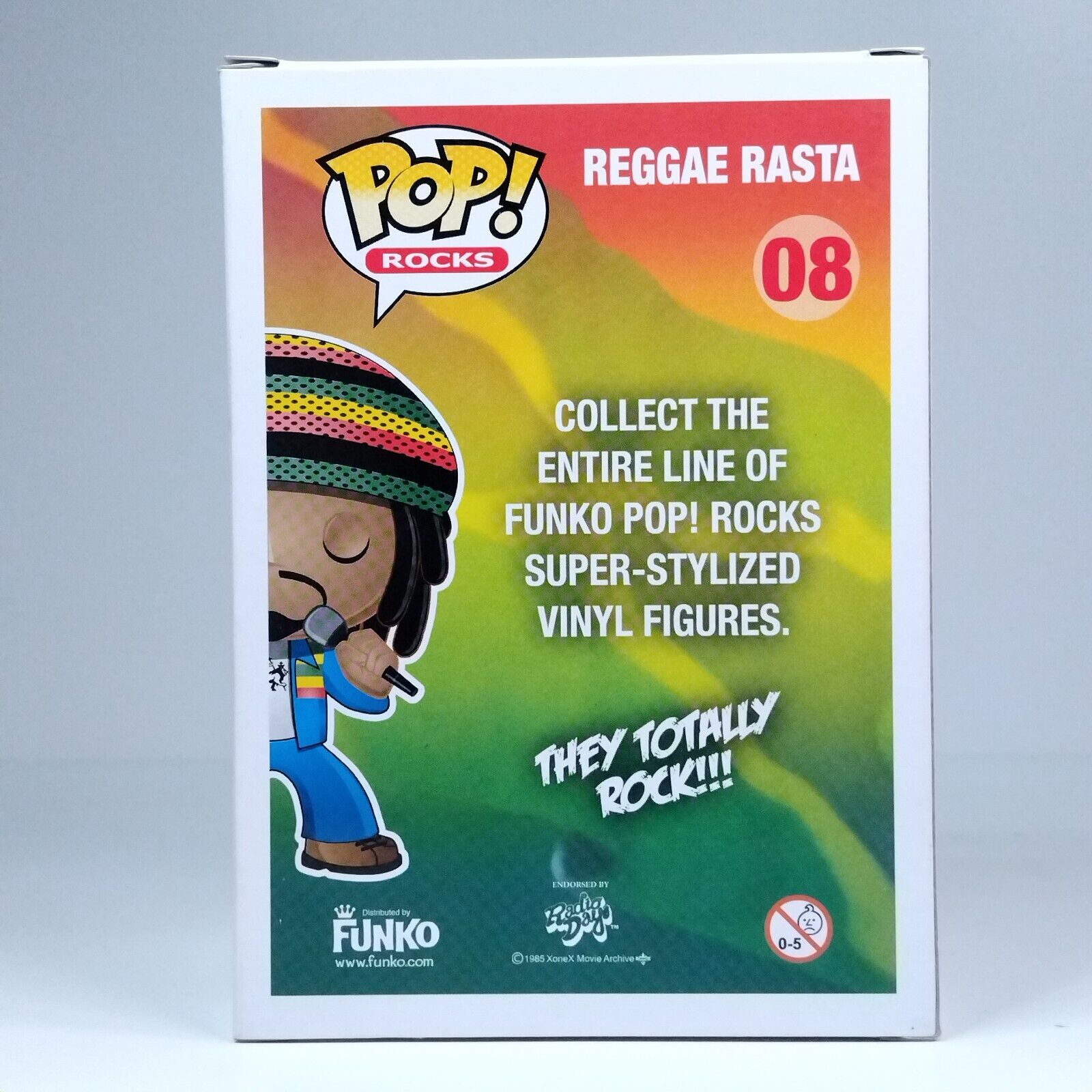 Funko Pop! Rocks Music Reggae Rasta Green Shirt Chase Edition #08