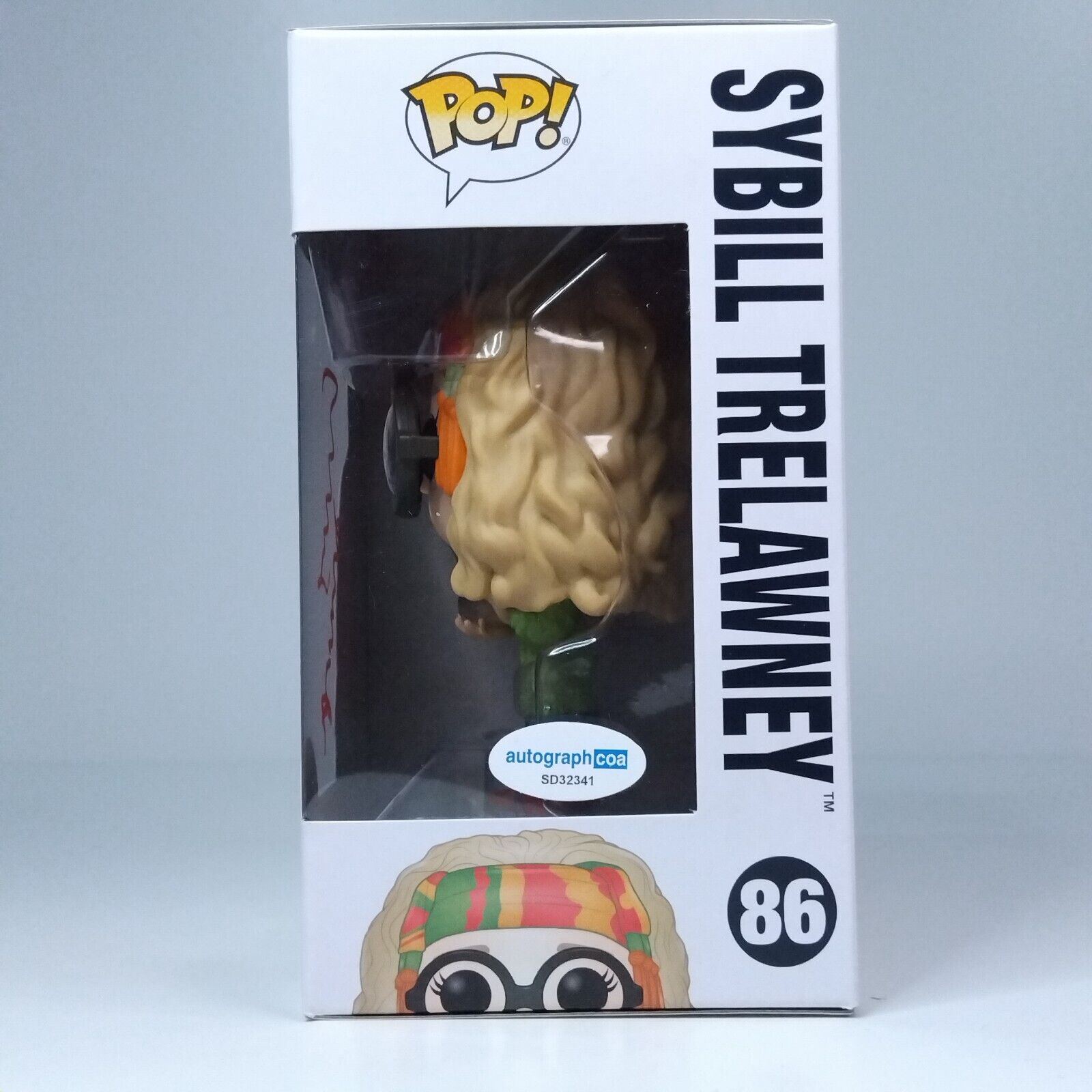 Funko Pop! Harry Potter Sybill Trelawney Signed Emma Thompson w/COA #86 WS