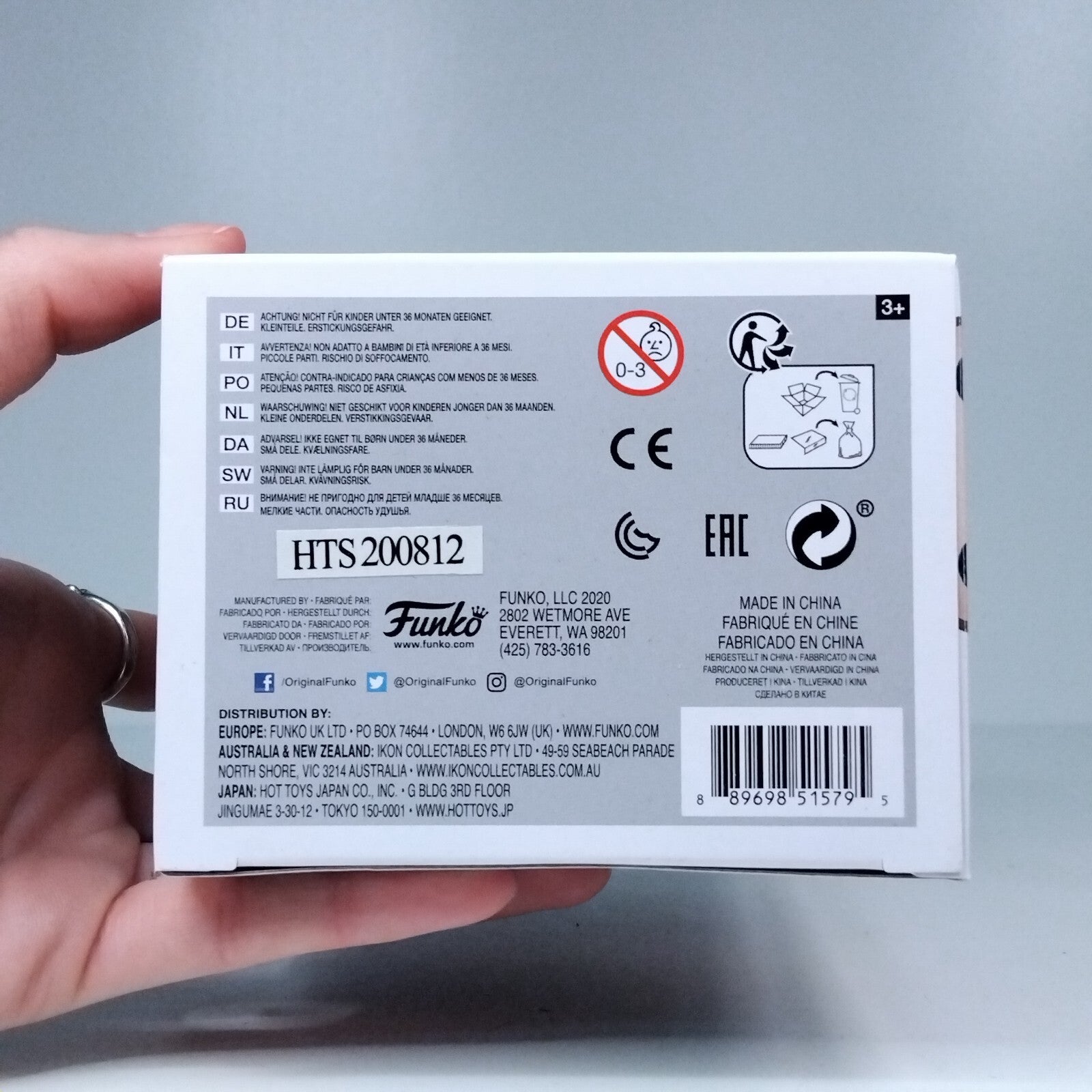 Funko Pop! Back to the Future Plutonium Marty McFly Signed Michael J Fox COA #49