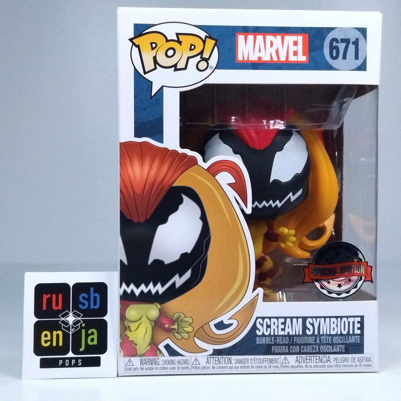 Funko Pop! Marvel Spider-Man - Scream Symbiote Special Edition #671