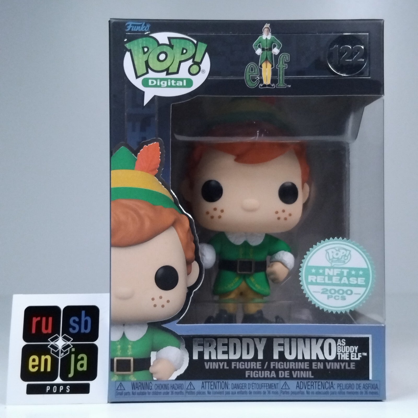 Funko Pop! Digital Movies Freddy Funko as Buddy the Elf 2,000 Pcs #122