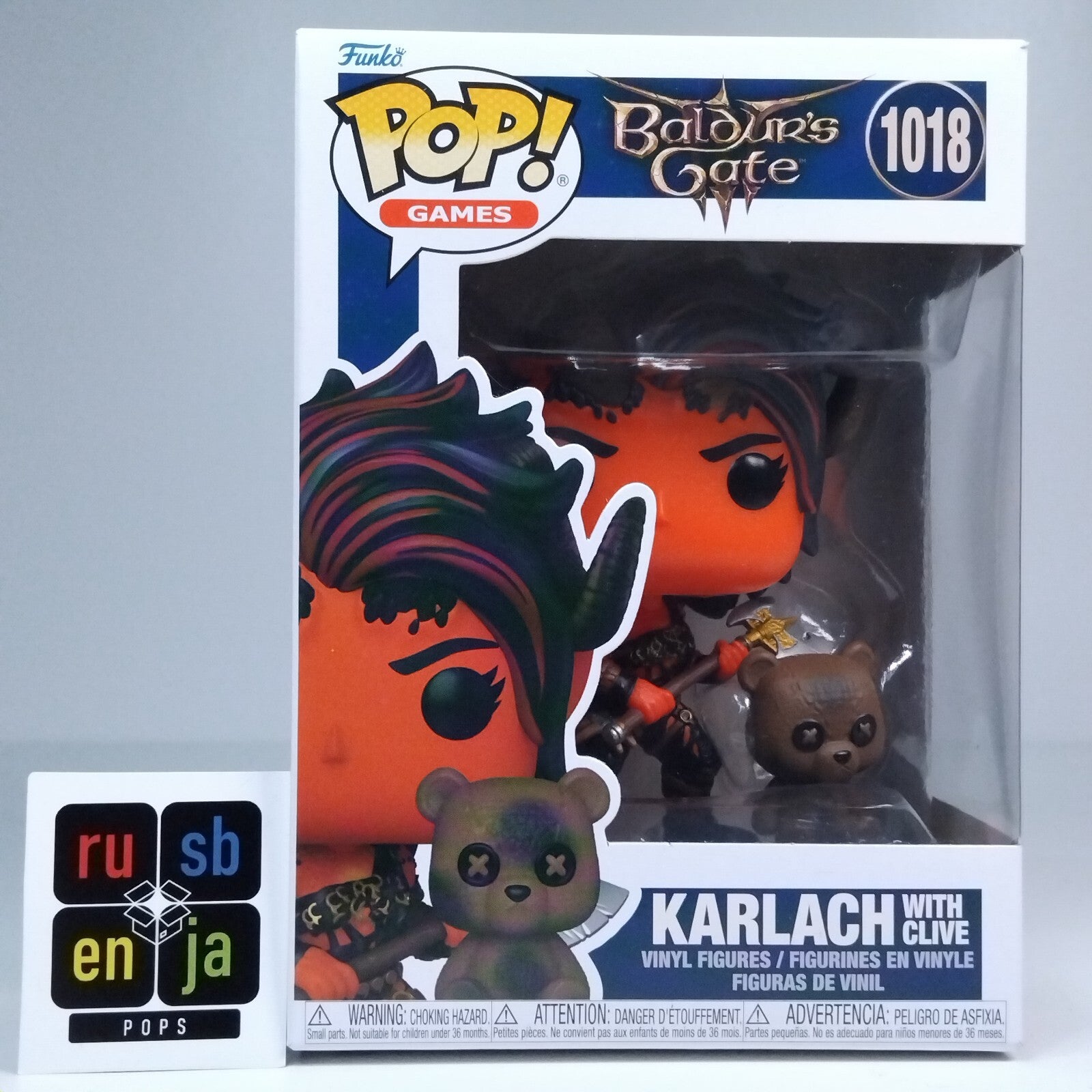 Funko Pop! Games Baldur's Gate Karlach with Clive #1018
