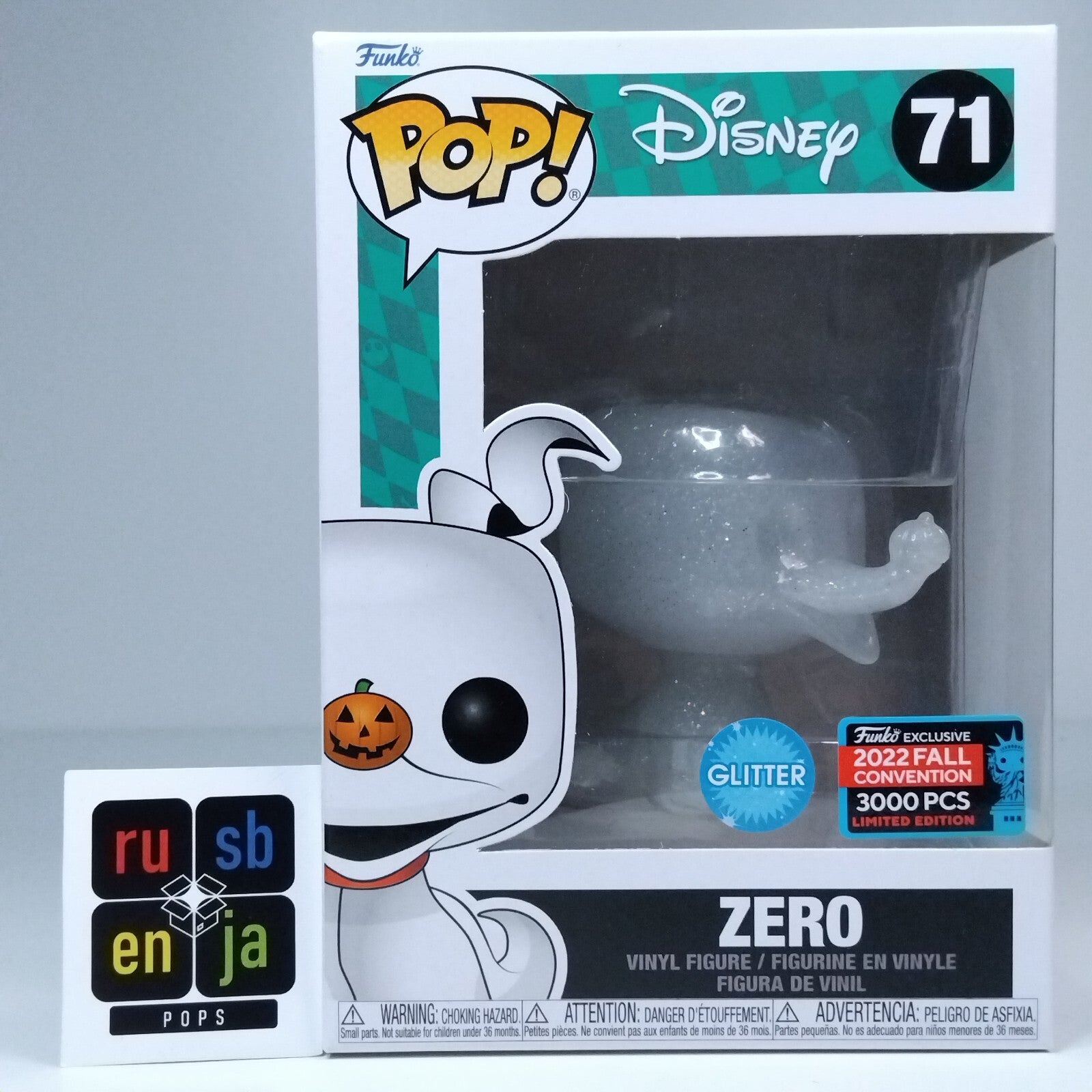Funko Pop! Disney The Nightmare Before Christmas Zero Glitter Exclusive #71