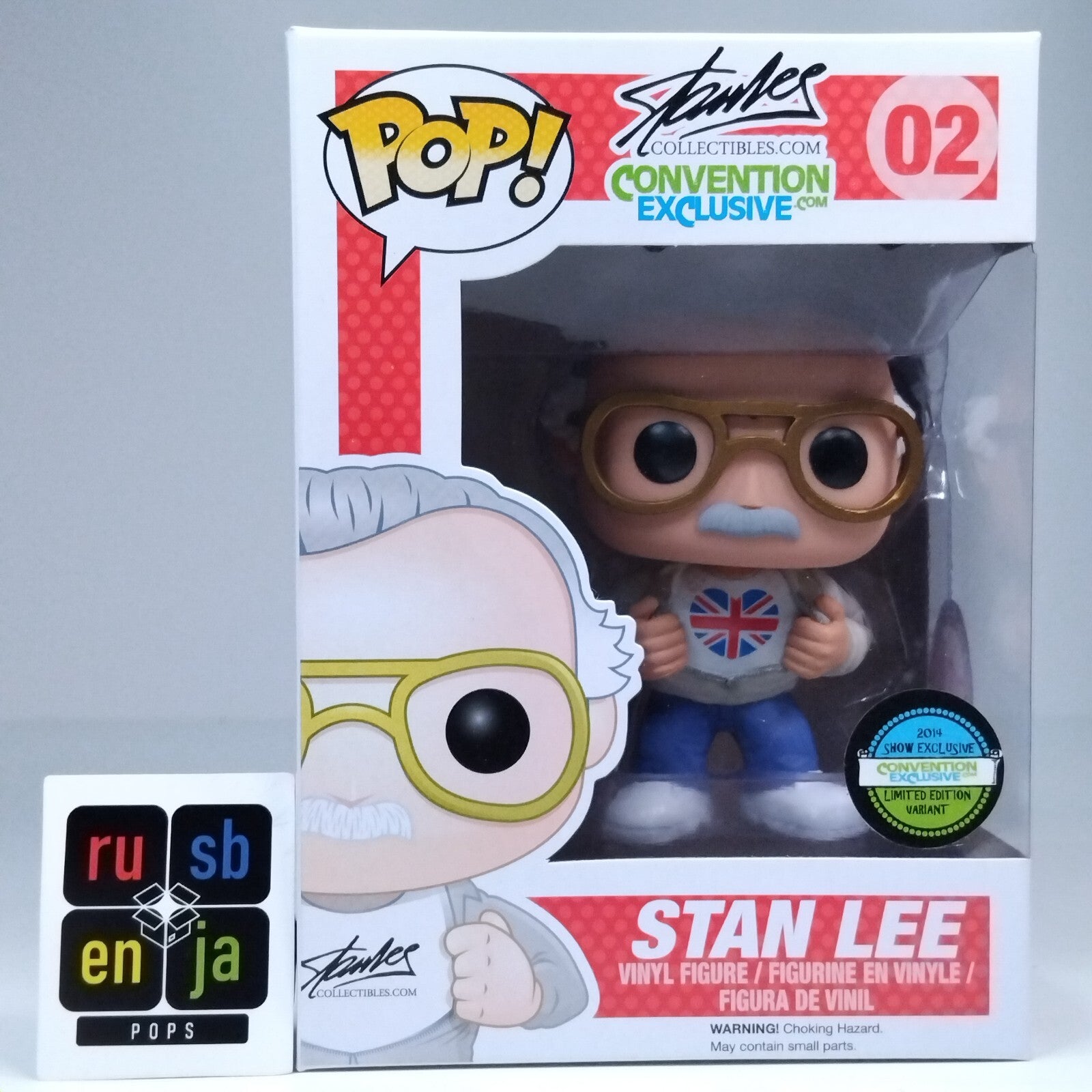 Funko Pop! Marvel - Stan Lee I Love UK United Kingdom #02
