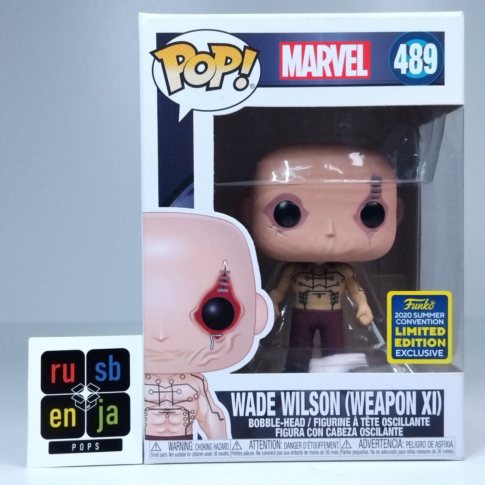 Funko Pop! Marvel X-Men Wade Wilson Weapon XI Limited Edition #489