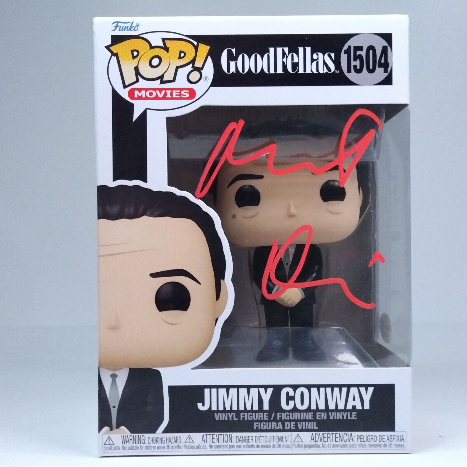 Funko Pop! Movies Goodfellas Jimmy Conway Signed Robert De Niro + COA #1862