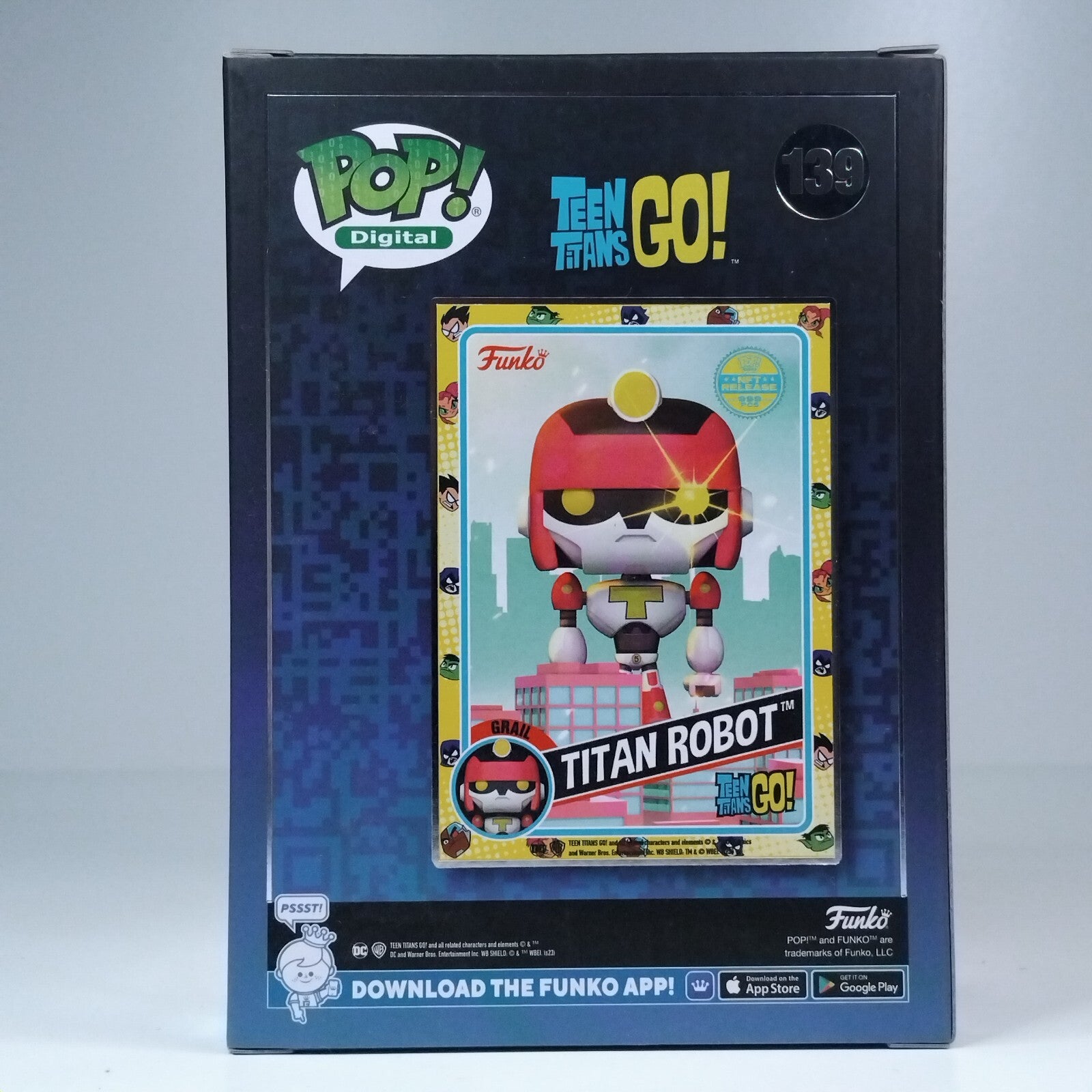 Funko Pop! Digital DC Teen Titans Go! Titan Robot 999 Pc #139