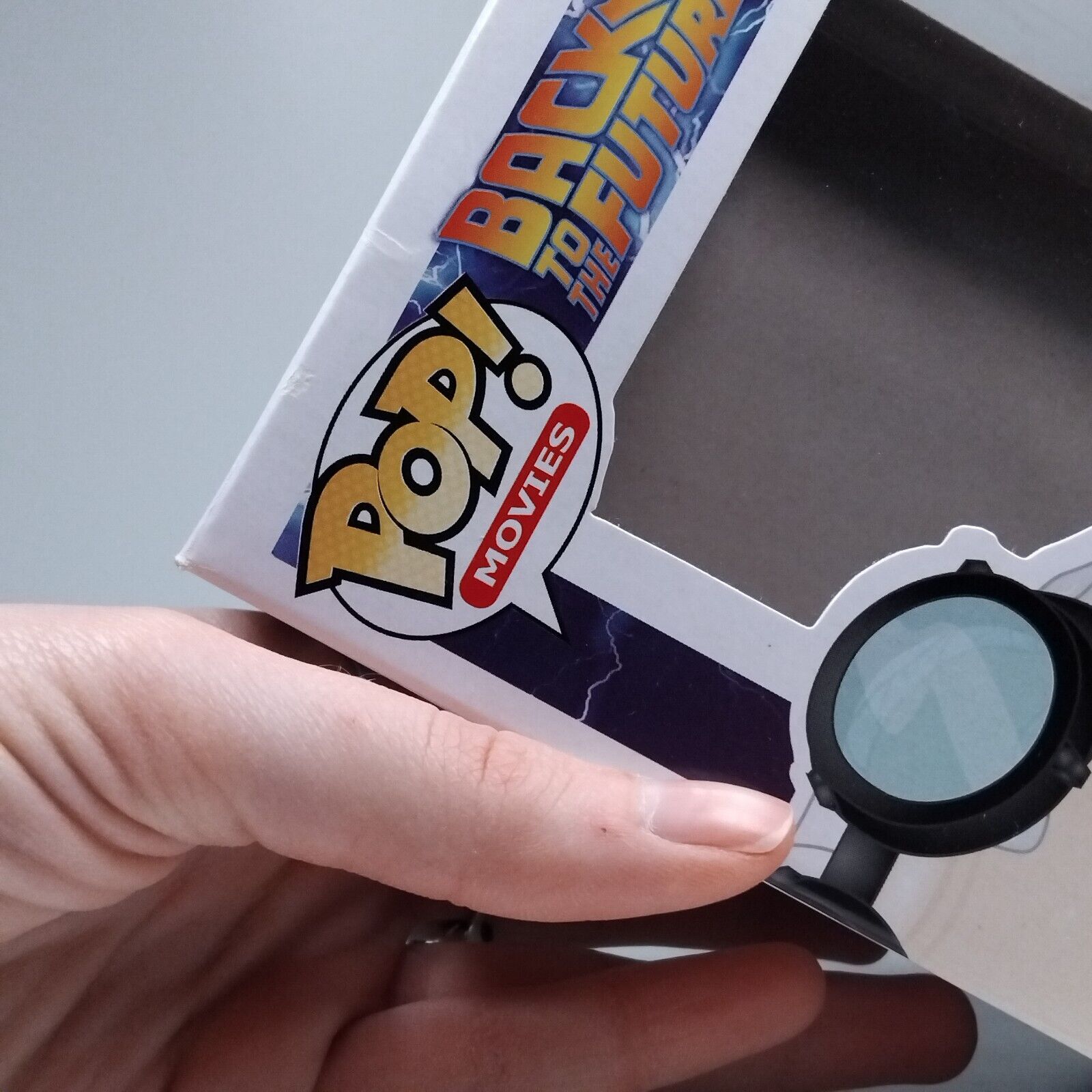 Funko Pop! Movies Back to Future Dr. Emmett Brown Glows Exclusive #62 BOX ONLY