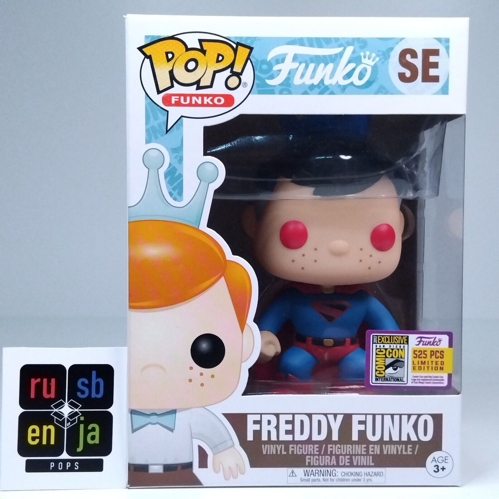 Funko Pop! DC Heroes Freddy Funko as Superman Kingdom Come SDCC 525 Pcs #SE
