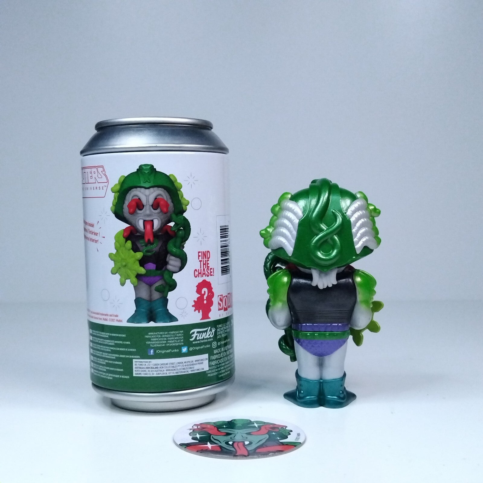 Funko Soda Retro Masters of the Universe Snake Face Metallic Chase 1/1,050