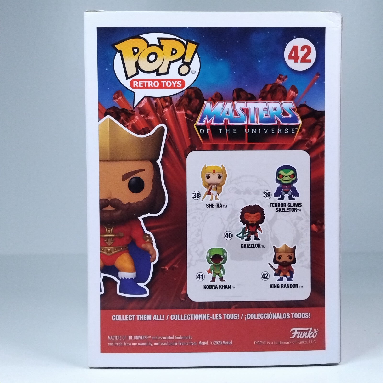 Funko Pop! MOTU Masters of the Universe King Randor Signed James Purefoy #42 WS