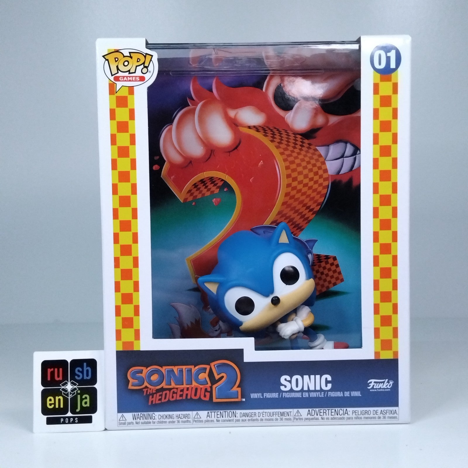 Funko Pop! Games Covers Posters Sonic the Hedgehog #01