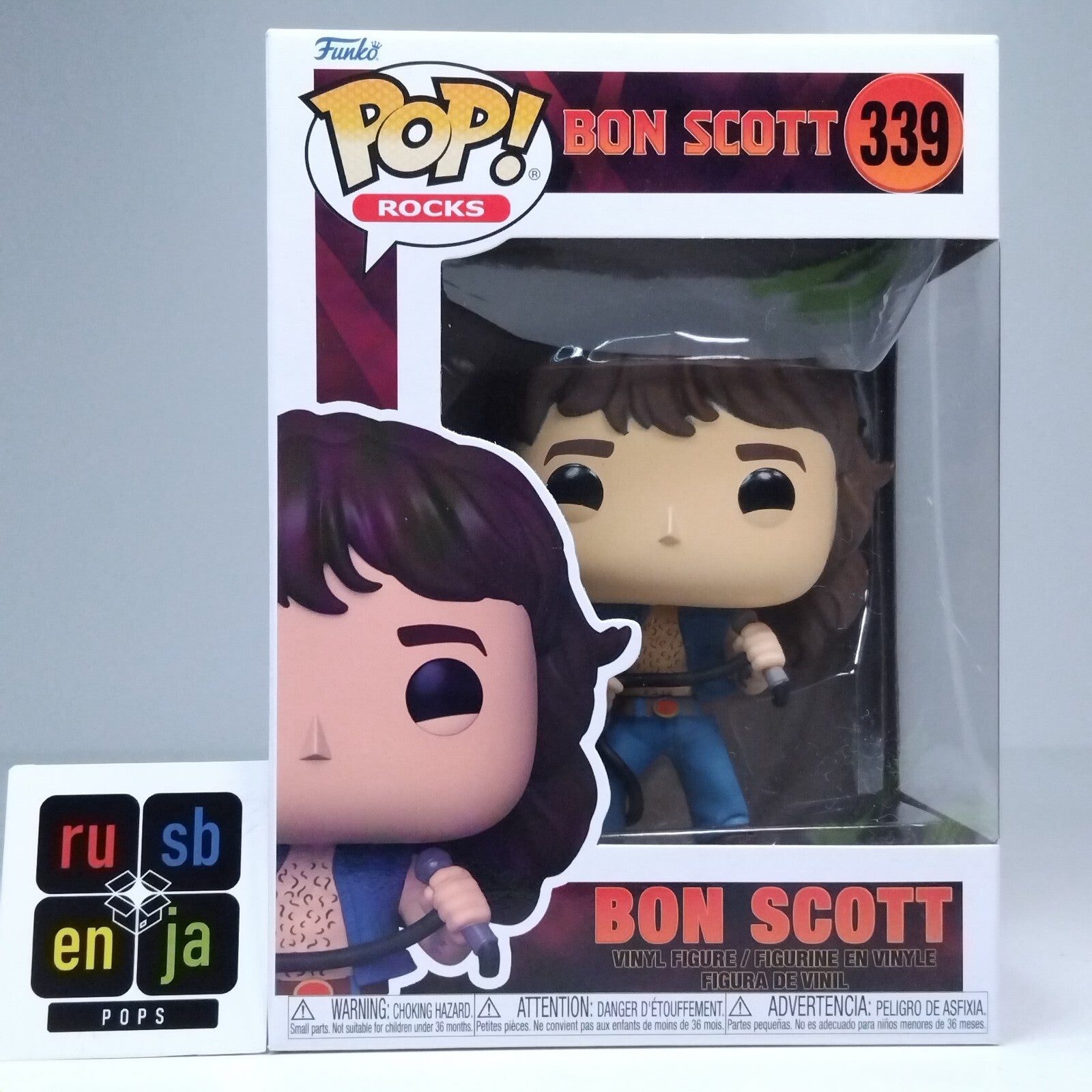 Funko Pop! Rocks Music Bon Scott #339