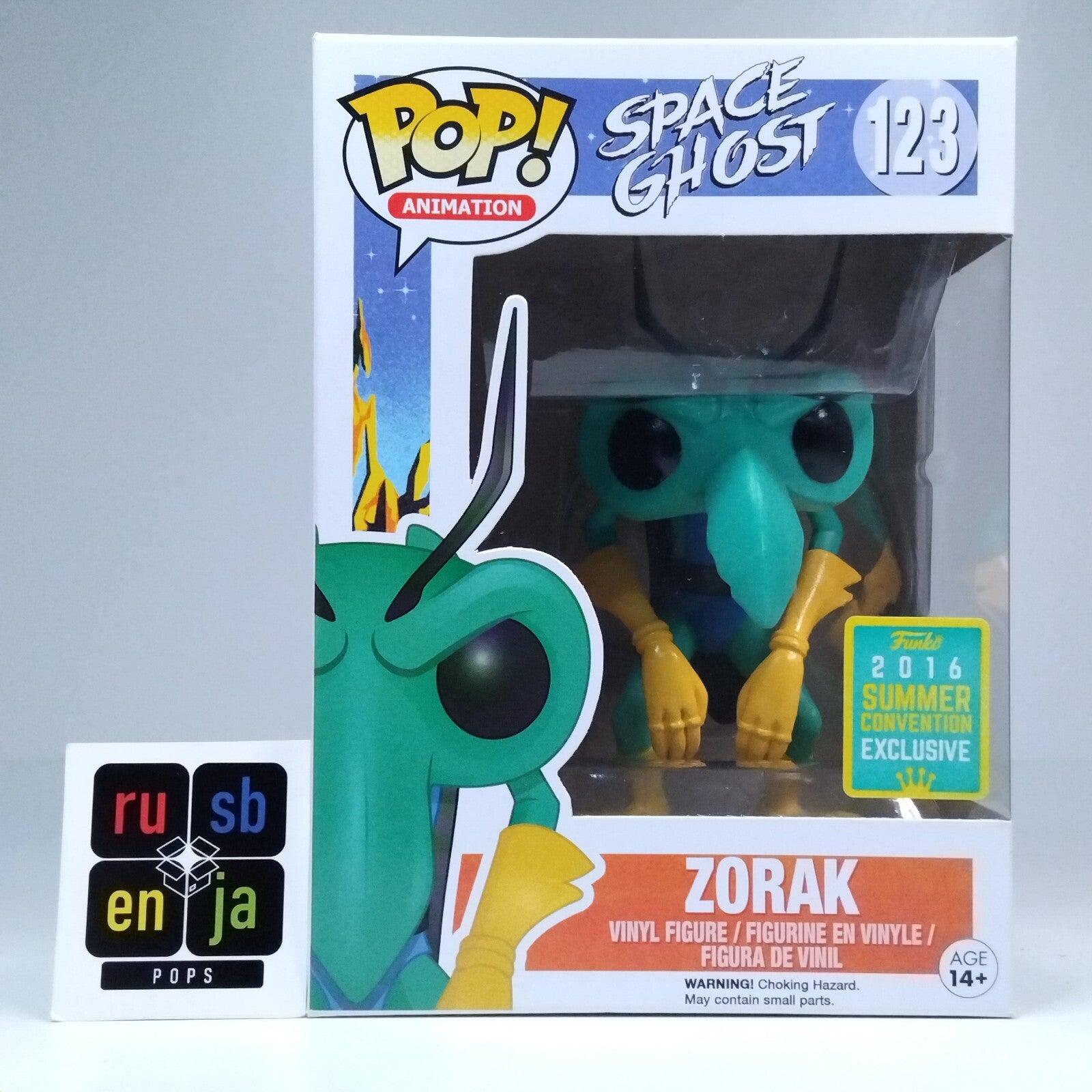 Funko Pop! Animation Space Ghost Zorak Exclusive #123