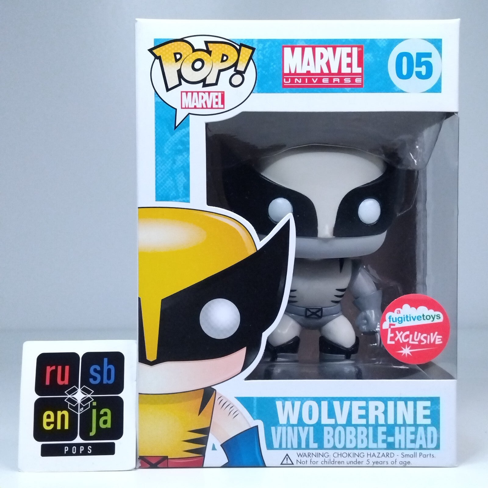 Funko Pop! Marvel X-Men Wolverine Black & White Fugitive Toys Exclusive #05