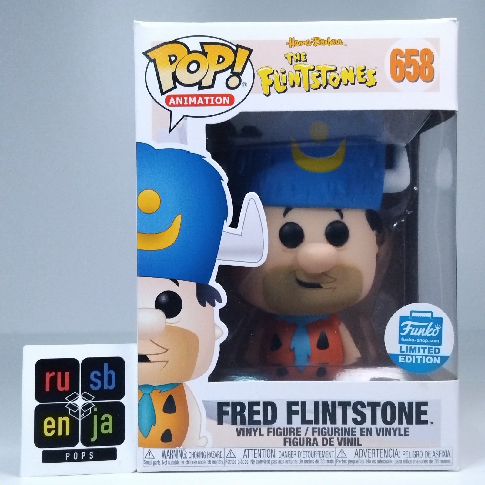 Funko Pop! Animation The Flintstones Fred Flintstone Limited Edition #658