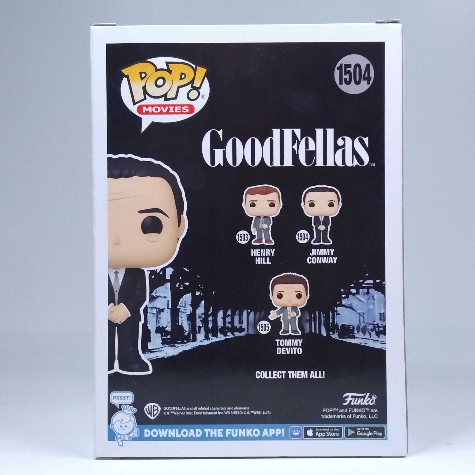 Funko Pop! Movies Goodfellas Jimmy Conway Signed Robert De Niro + COA #1862