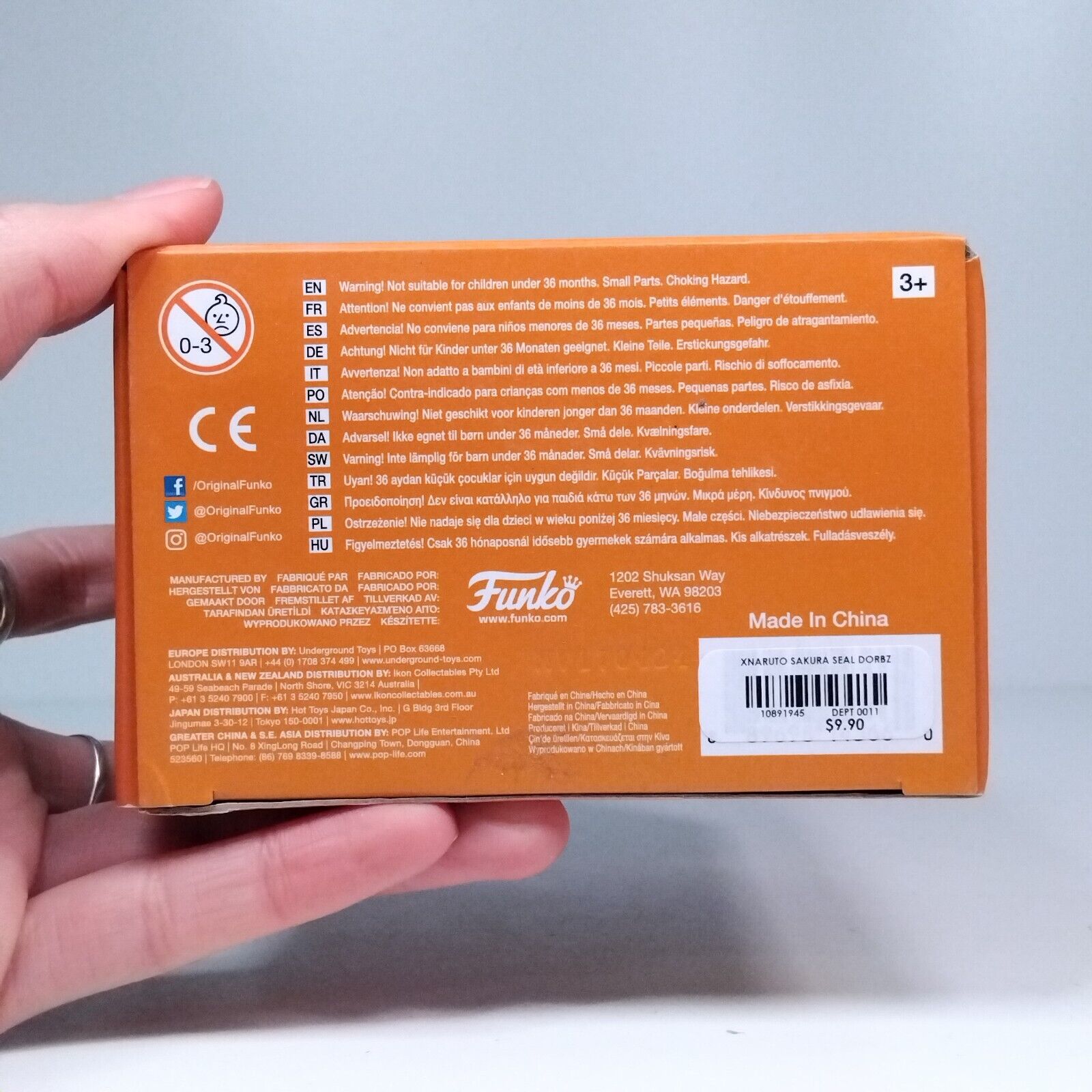 Funko Dorbz Anime Naruto Sakura Hot Topic 3,000 Pcs #315