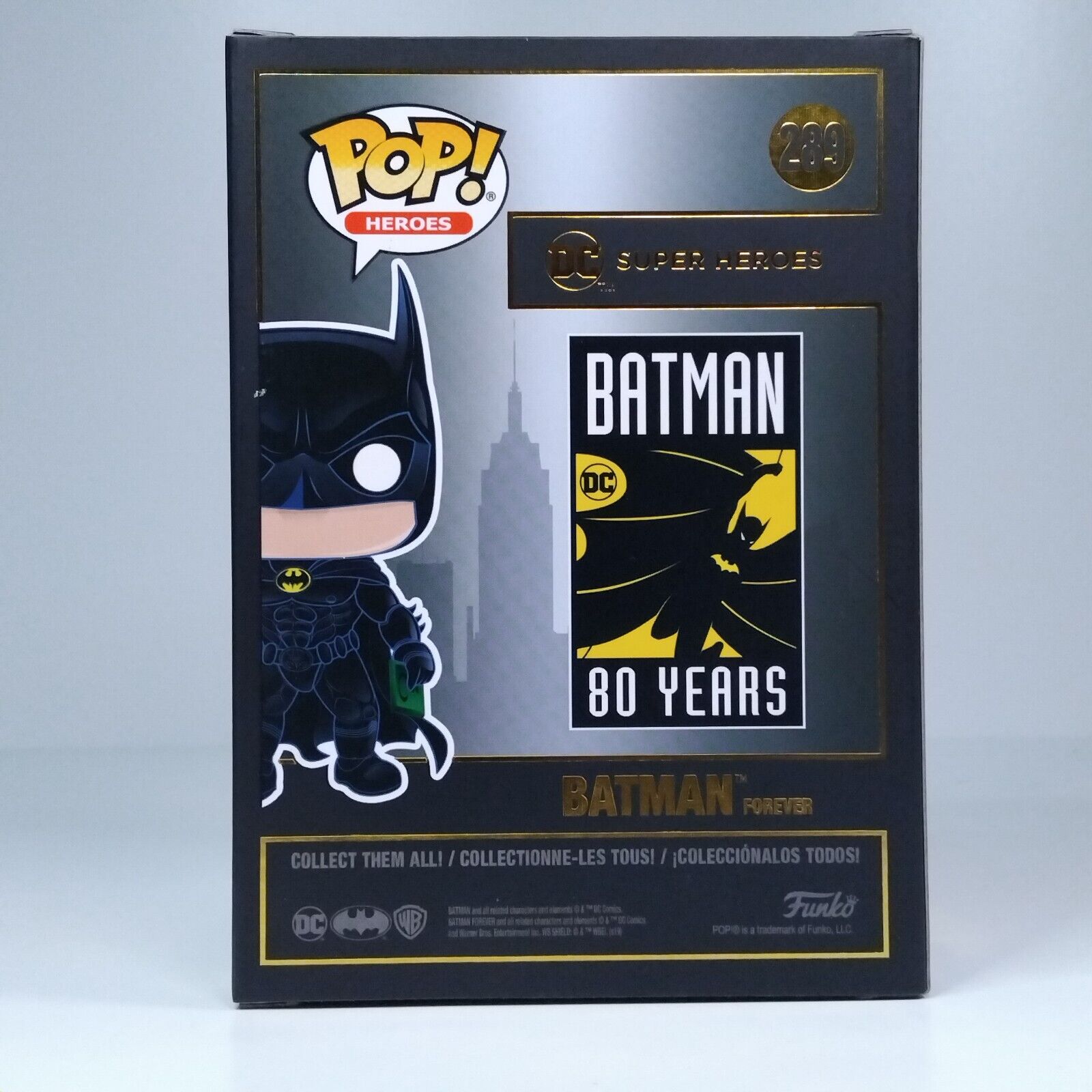 Funko Pop! DC Heroes Batman Signed Val Kilmer COA #289