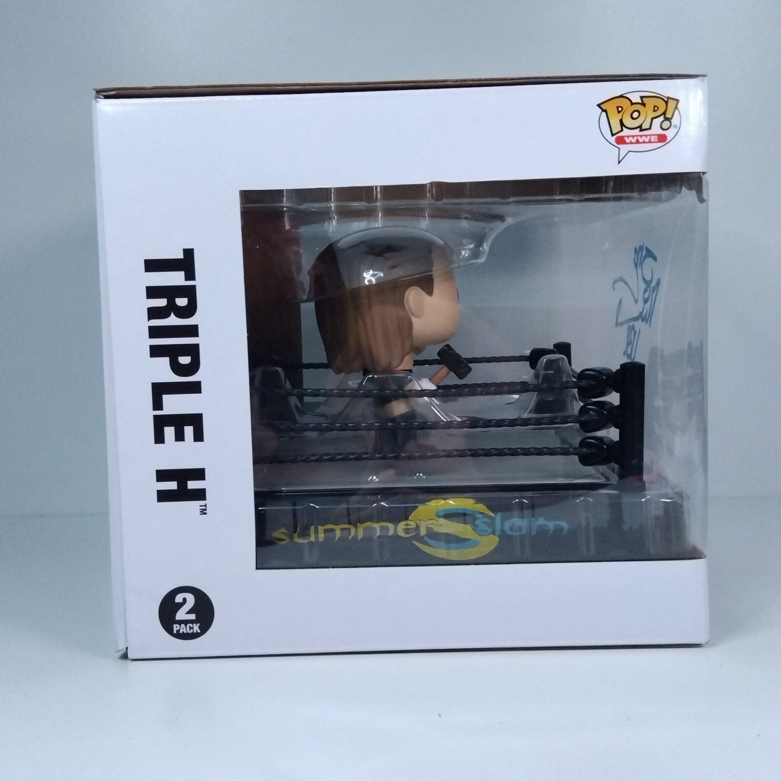 Funko Pop! WWE Triple H and Shawn Michaels - Shawn Michaels Signed COA 2 Pack