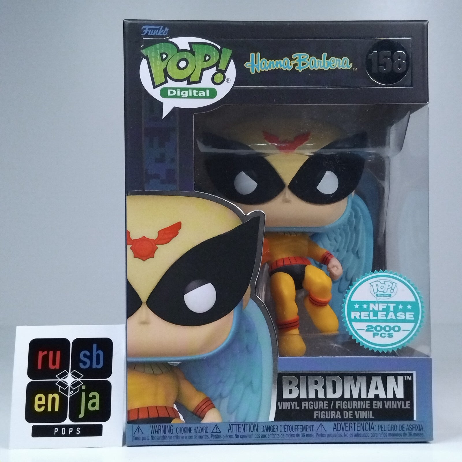Funko Pop! Digital Animation Hanna Barbera Birdman 2,000 Pcs #158