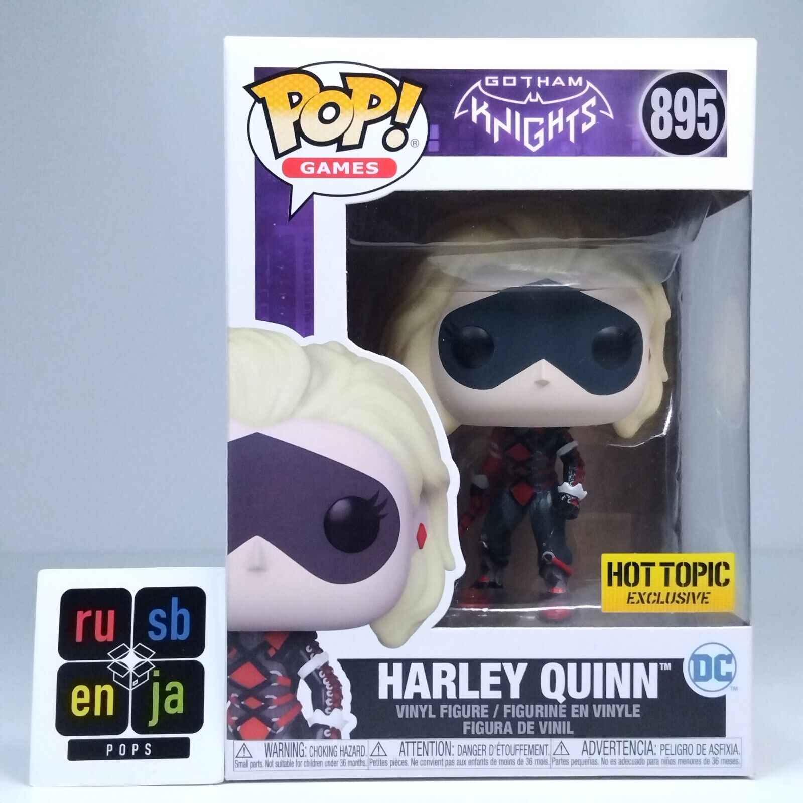 Funko Pop! DC Heroes Games Batman Gotham Knights Harley Quinn Hot Topic #895