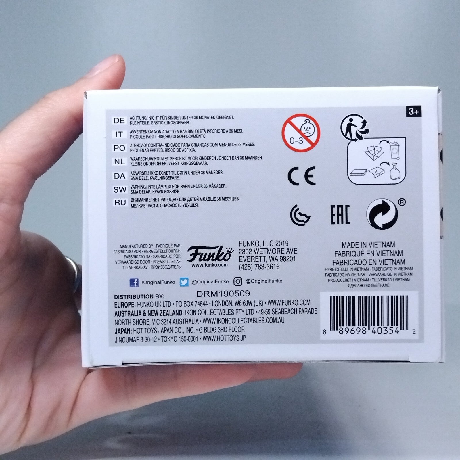 Funko Pop! TV Thunderbirds Parker Signed Ron Cook COA #867 WS