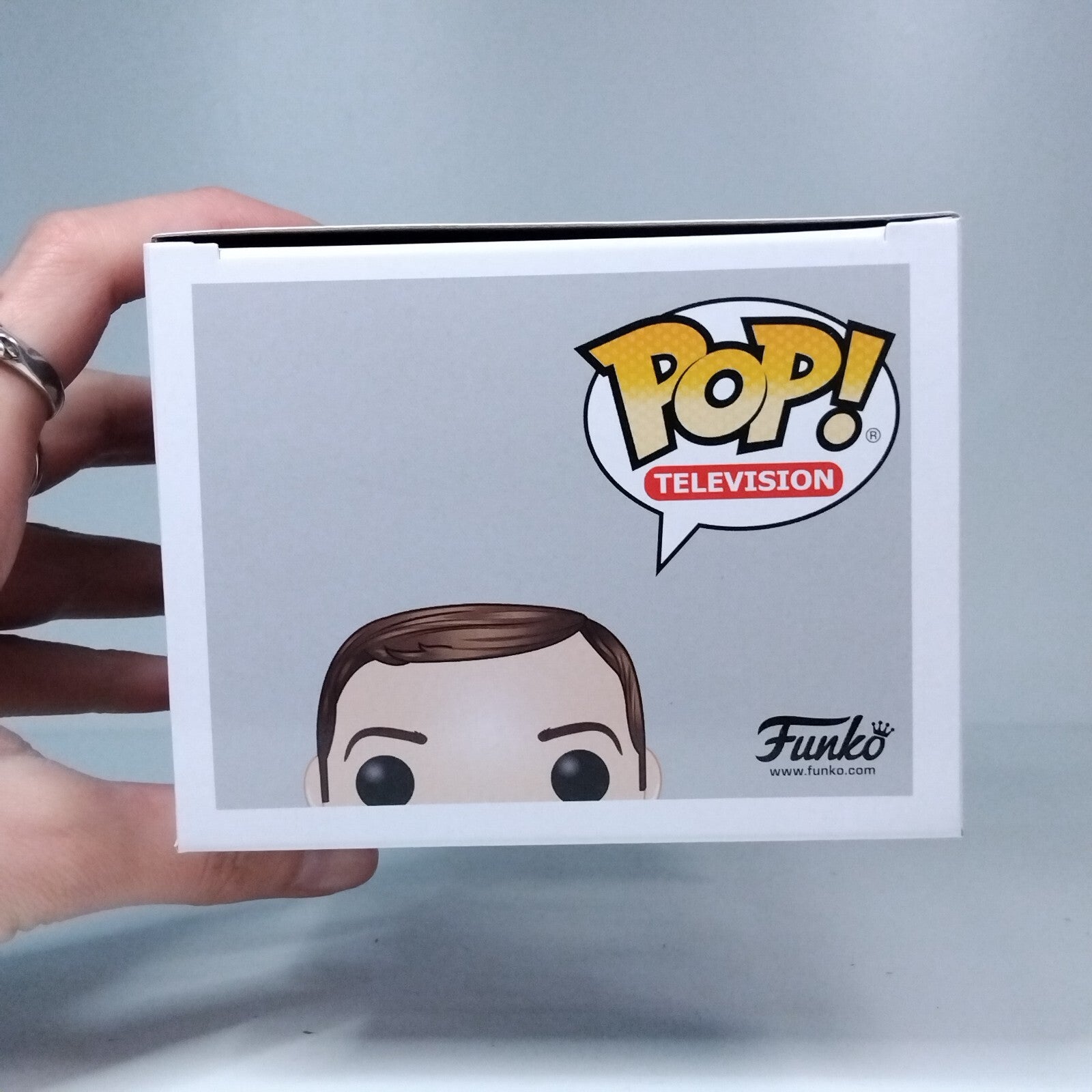 Funko Pop! TV Big Bang Young Sheldon Cooper Signed w/ CN Iain Armitage #776 WS