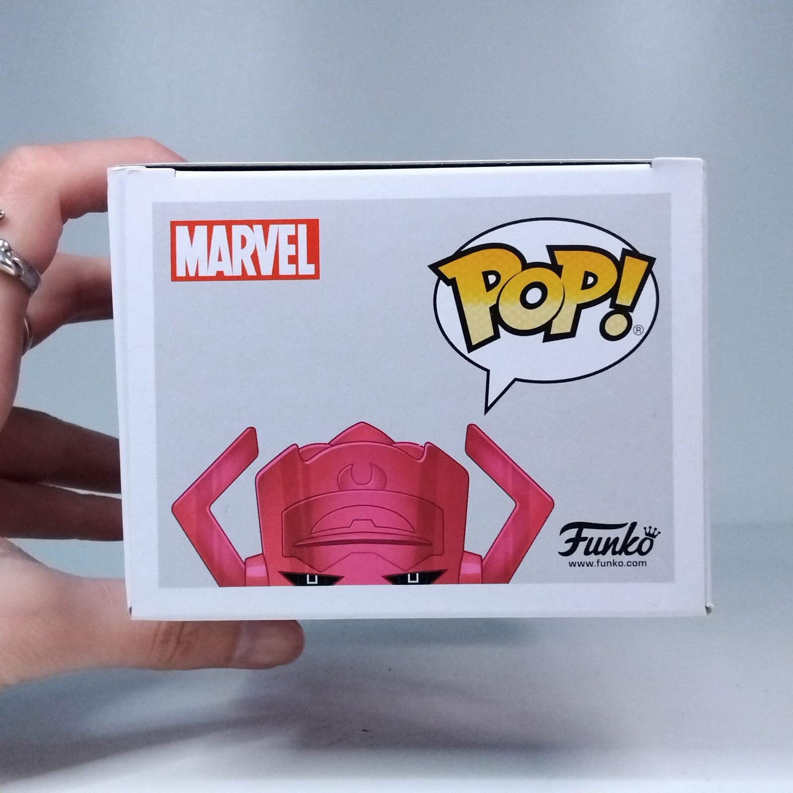 Funko Pop! Marvel Fantastic Four 4 Galactus Signed Ralph Ineson COA #565 WS