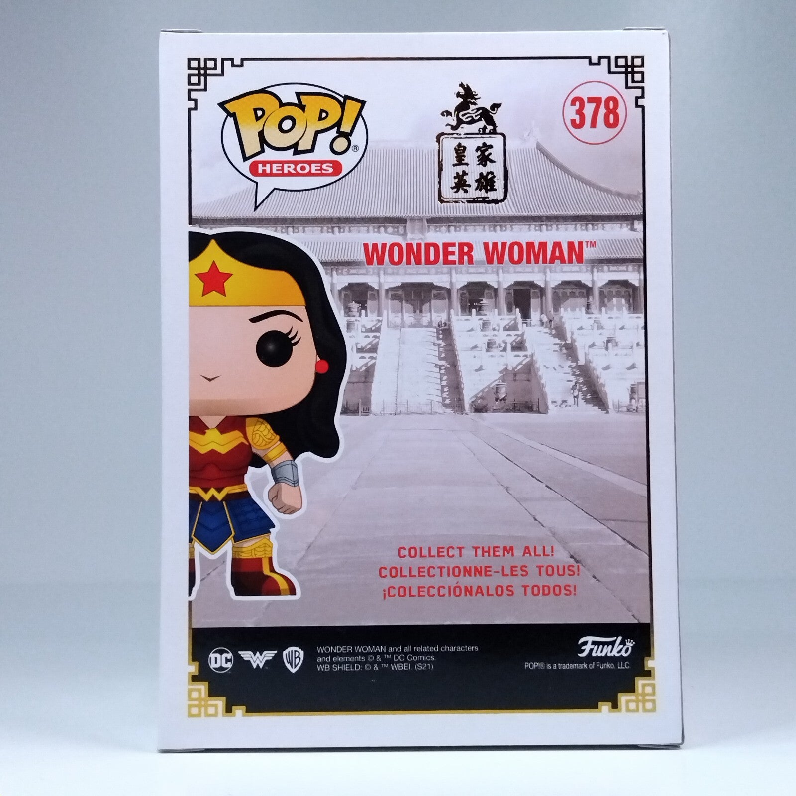 Funko Pop! DC Heroes Wonder Woman Wondergirl Signed Conor Leslie COA #378
