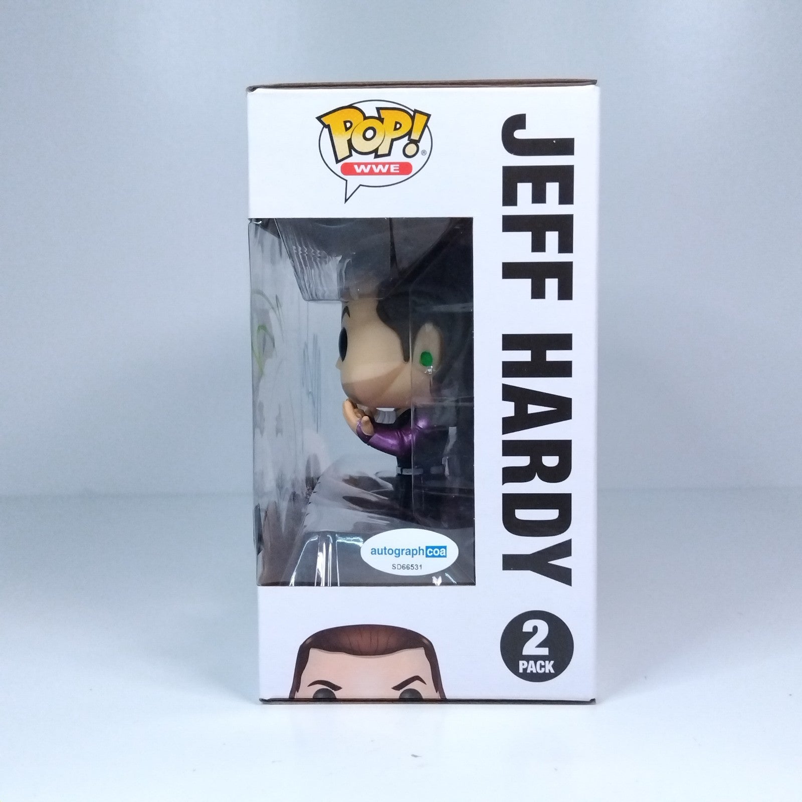 Funko Pop! WWE The Hardy Boyz Matt & Jeff Dual Signed COA 2 Pack