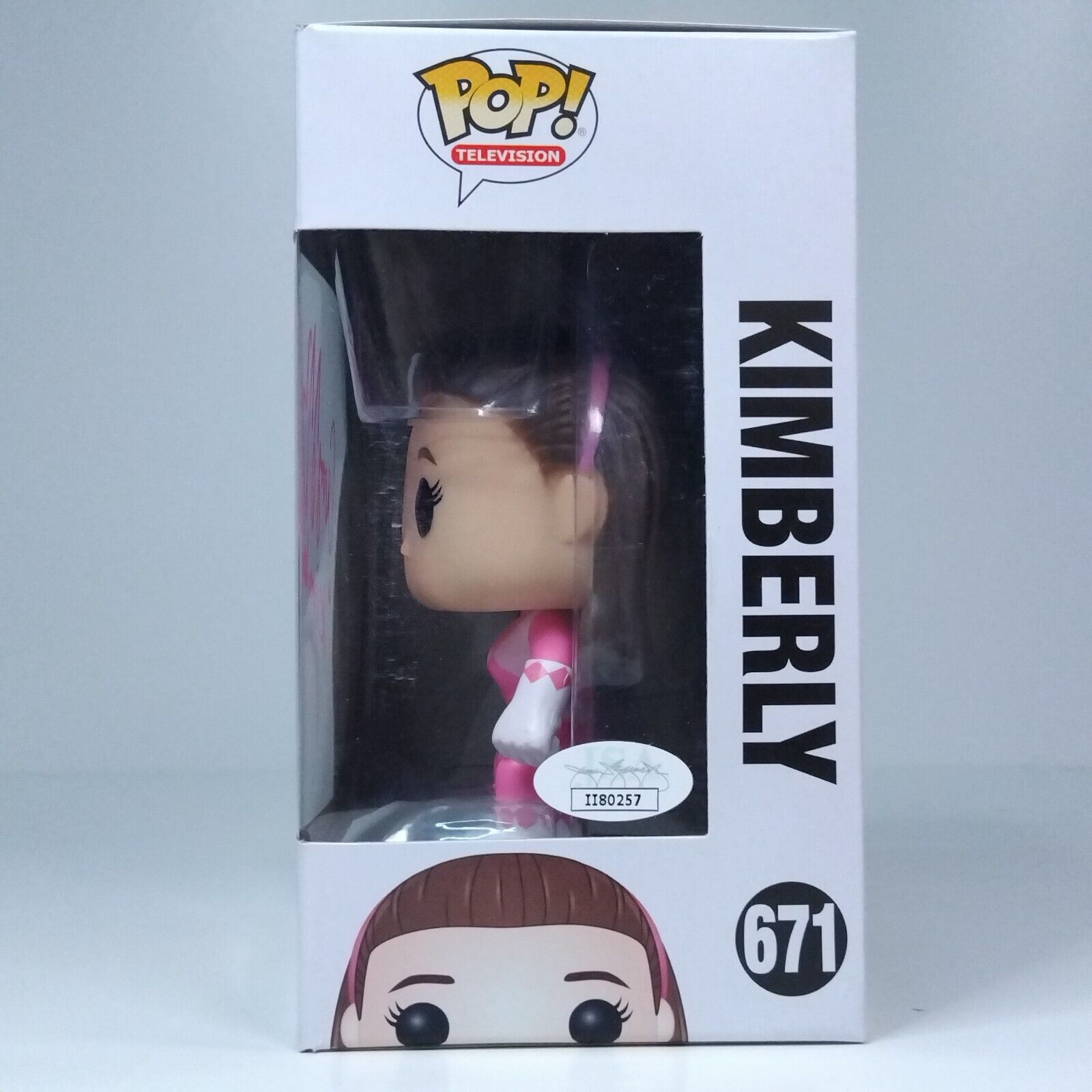 Funko Pop! TV Retro Power Rangers Kimberly Signed Amy Jo Johnson COA #671