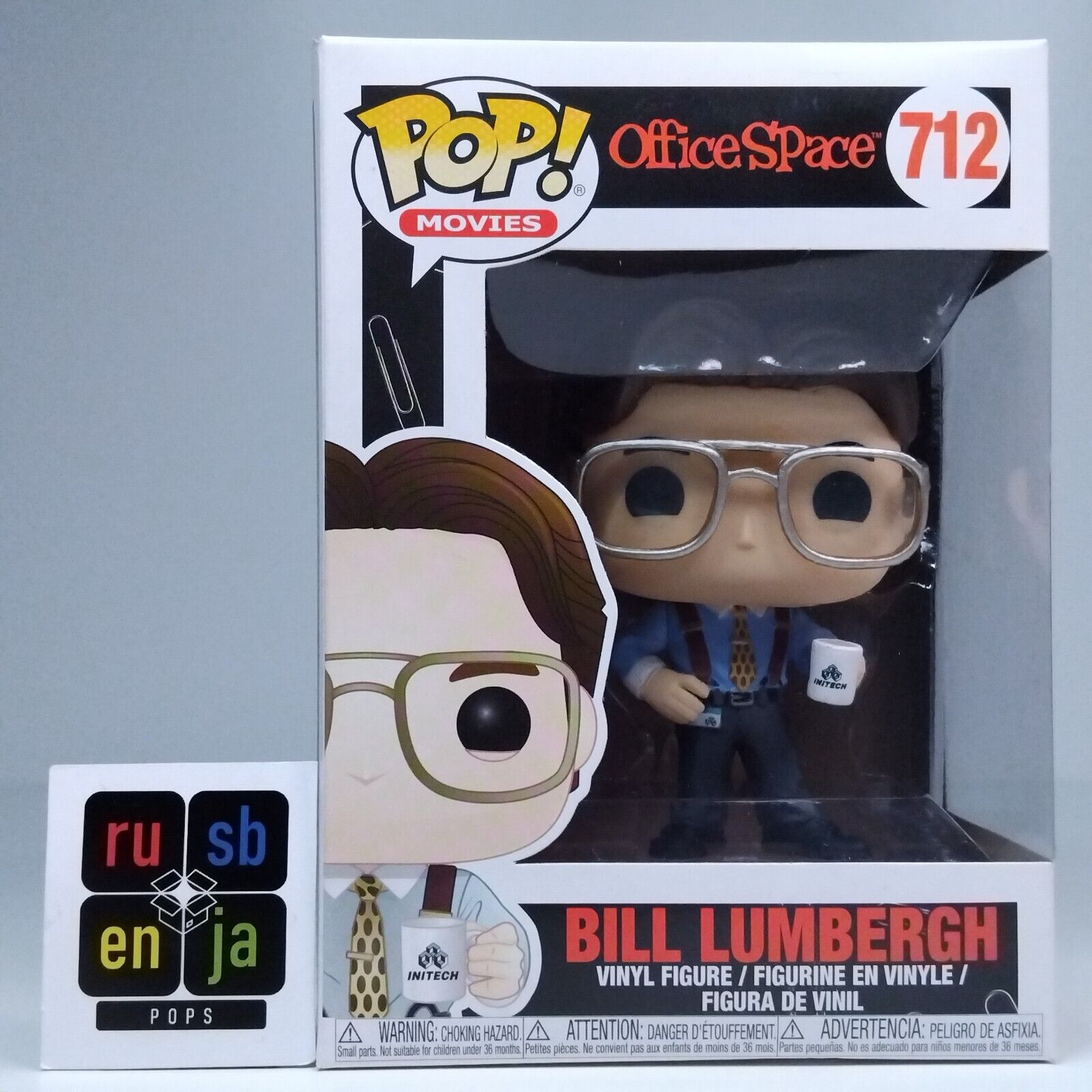 Funko Pop! Movies Office Space Bill Lumbergh #712