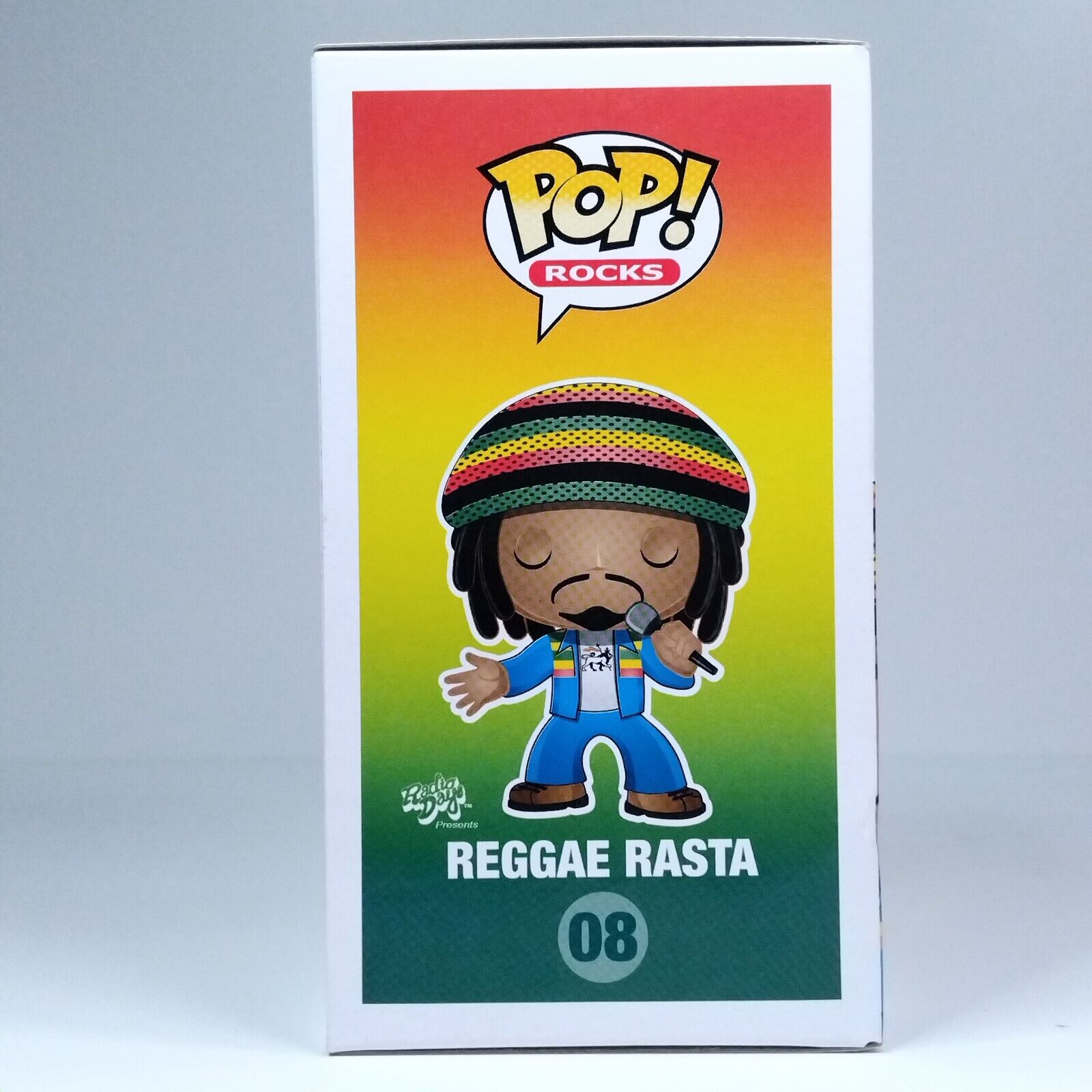 Funko Pop! Rocks Music Reggae Rasta Green Shirt Chase Edition #08