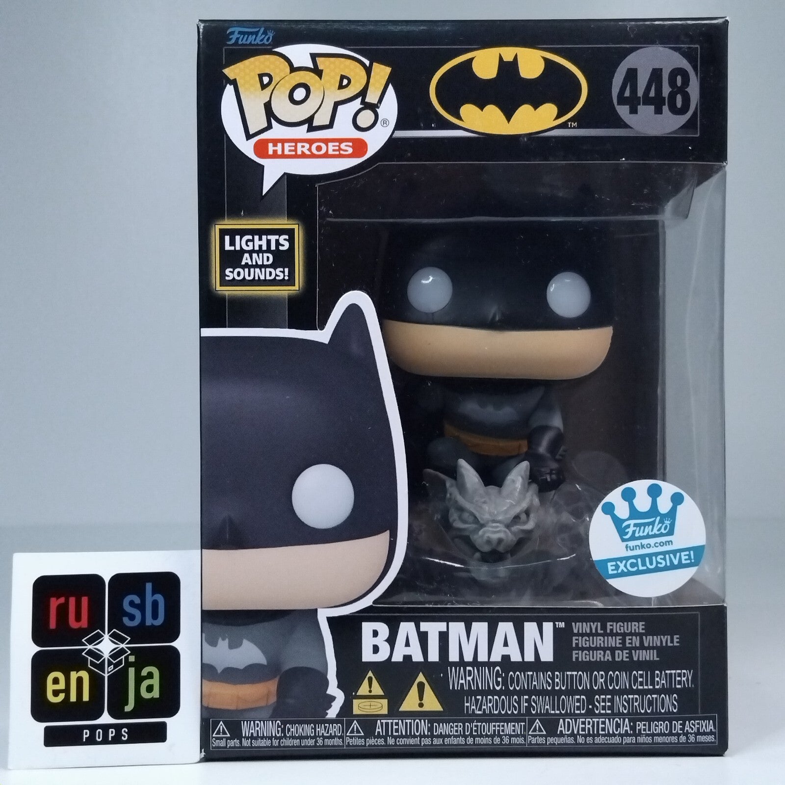 Funko Pop! DC Heroes Batman Lights and Sounds Exclusive #448