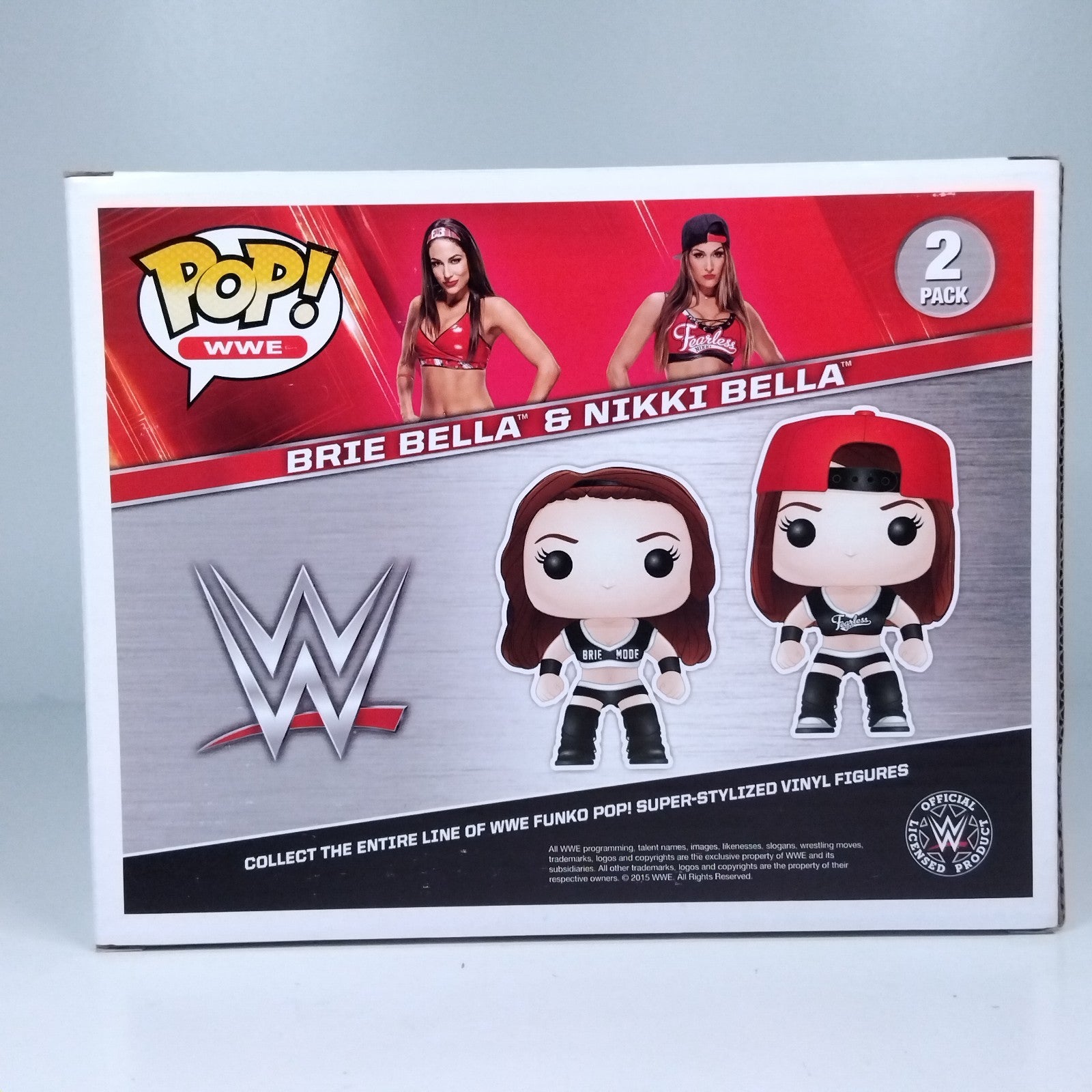 Funko Pop! WWE Brie & Nikki Bella Twins - Nikki Bella Signed w/COA 2 Pack