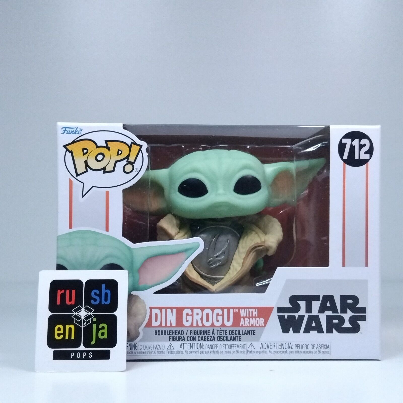 Funko Pop! Star Wars The Mandalorian The Child Din Grogu with Armor #712