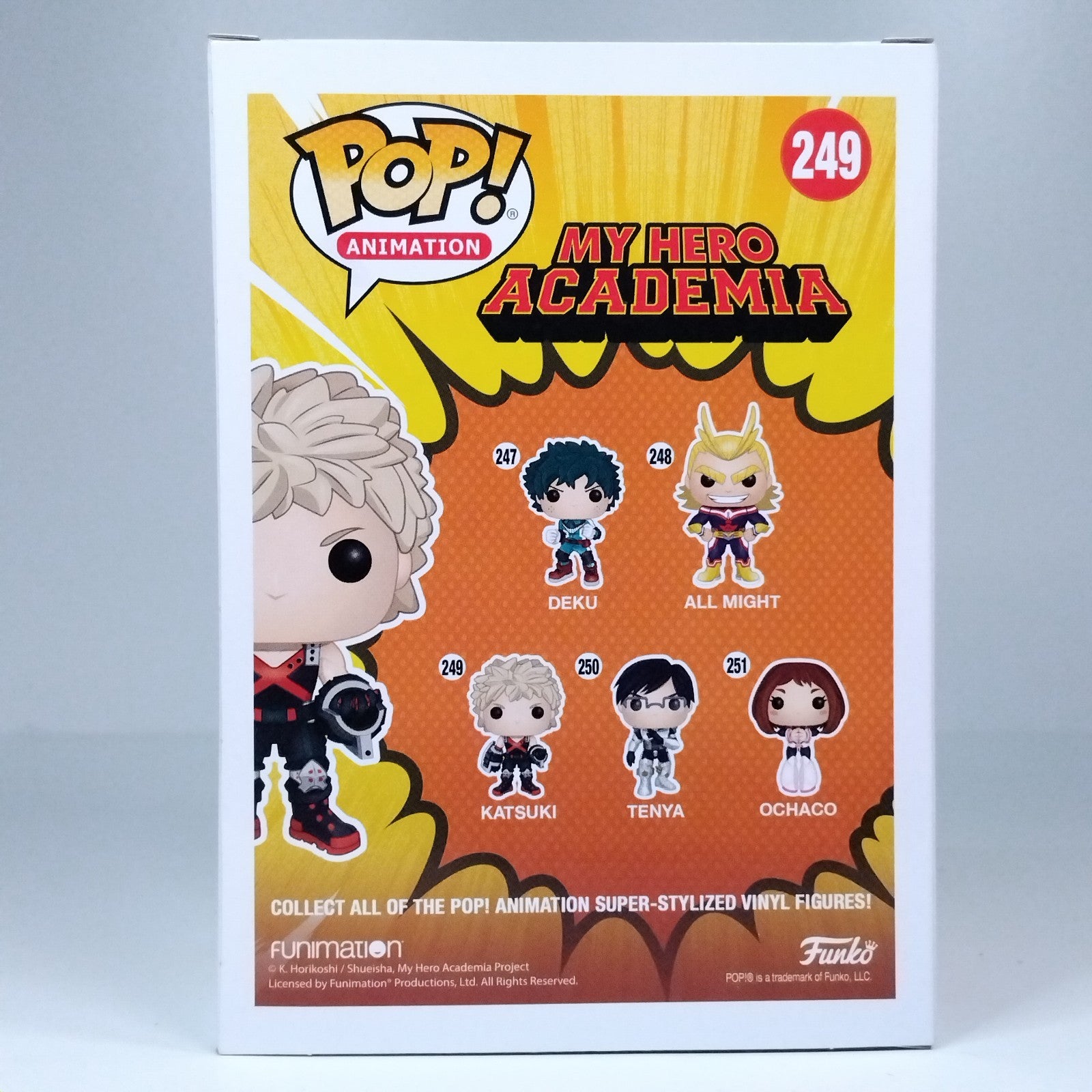 Funko Pop! Anime MHA MY Hero Academia Katsuki Signed Clifford Chapin Quote #249