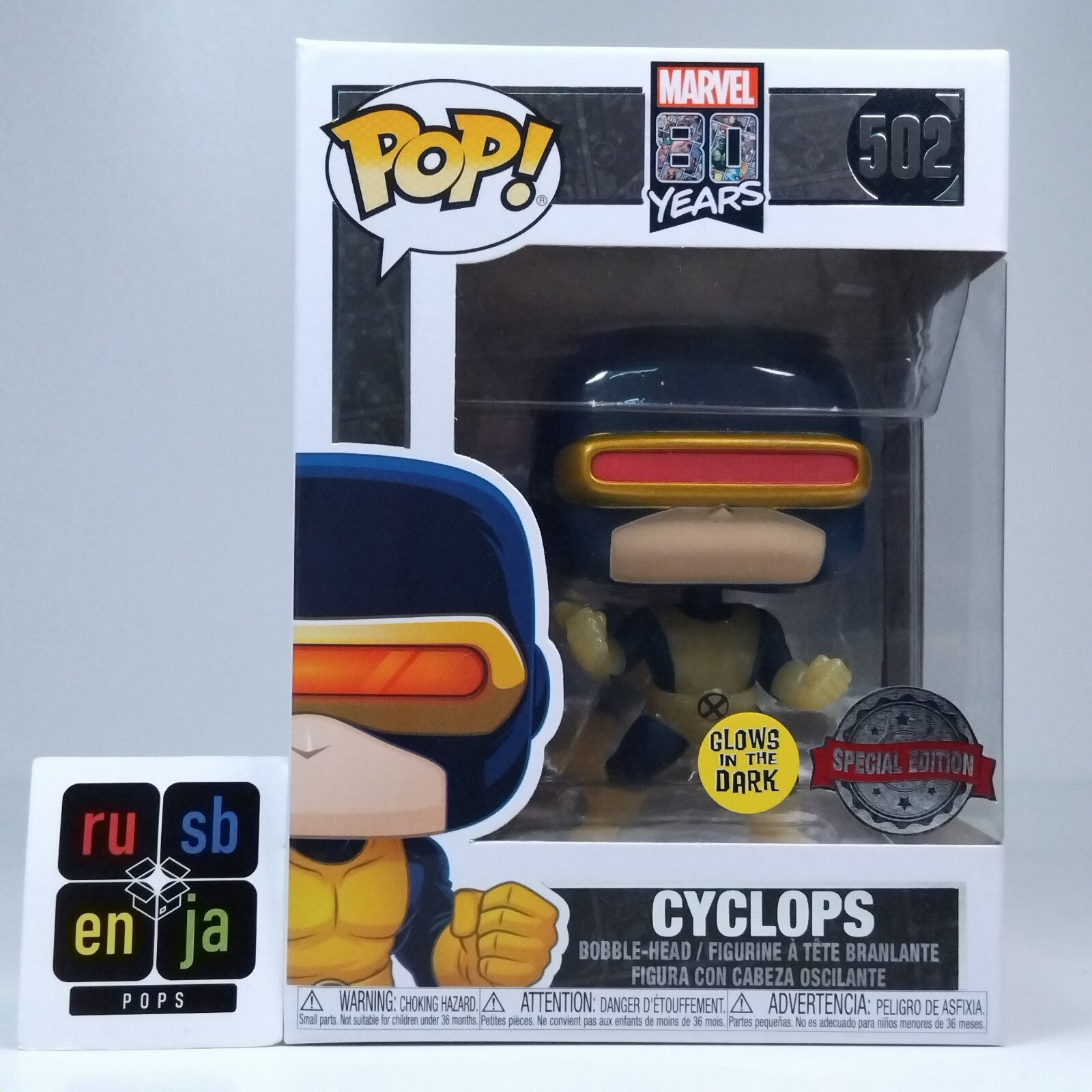 Funko Pop! Marvel 80 Years X-Men Cyclops Glows Special Edition #502