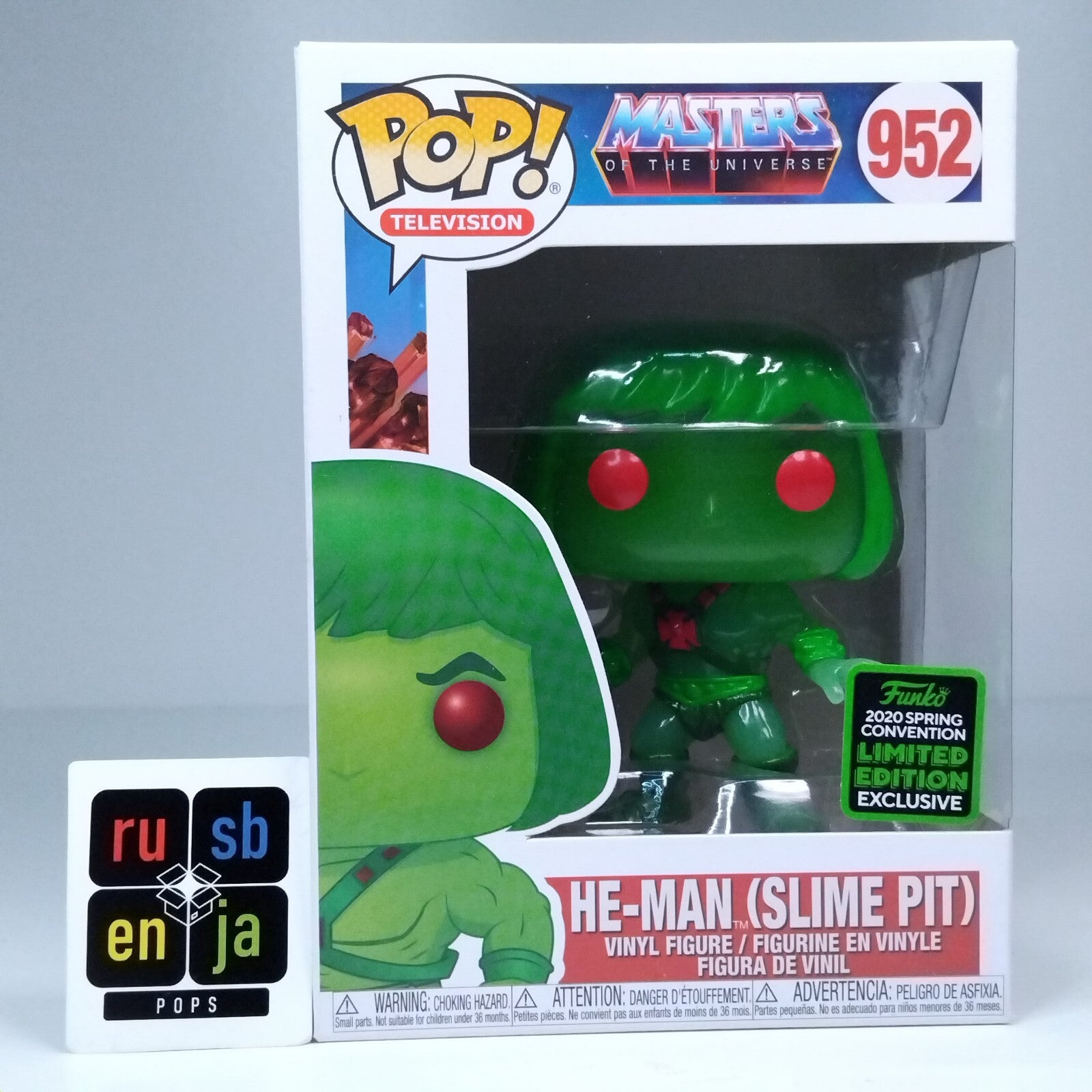 Funko Pop! Retro TV MOTU Master of the Universe He-Man Slime Pit Limited #952