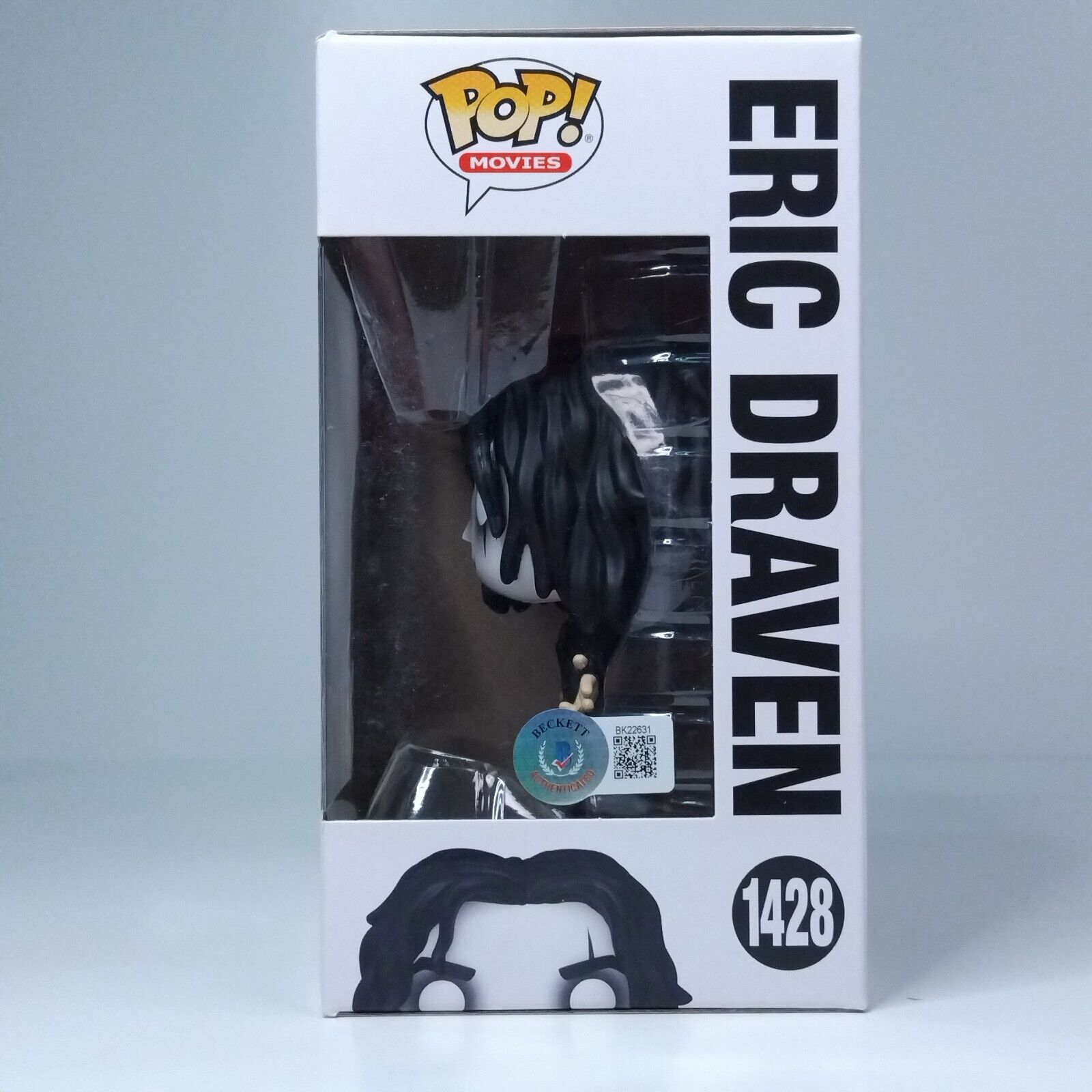 Funko Pop! Movies Horror The Crow Eric Draven Signed James O'Barr COA #1428