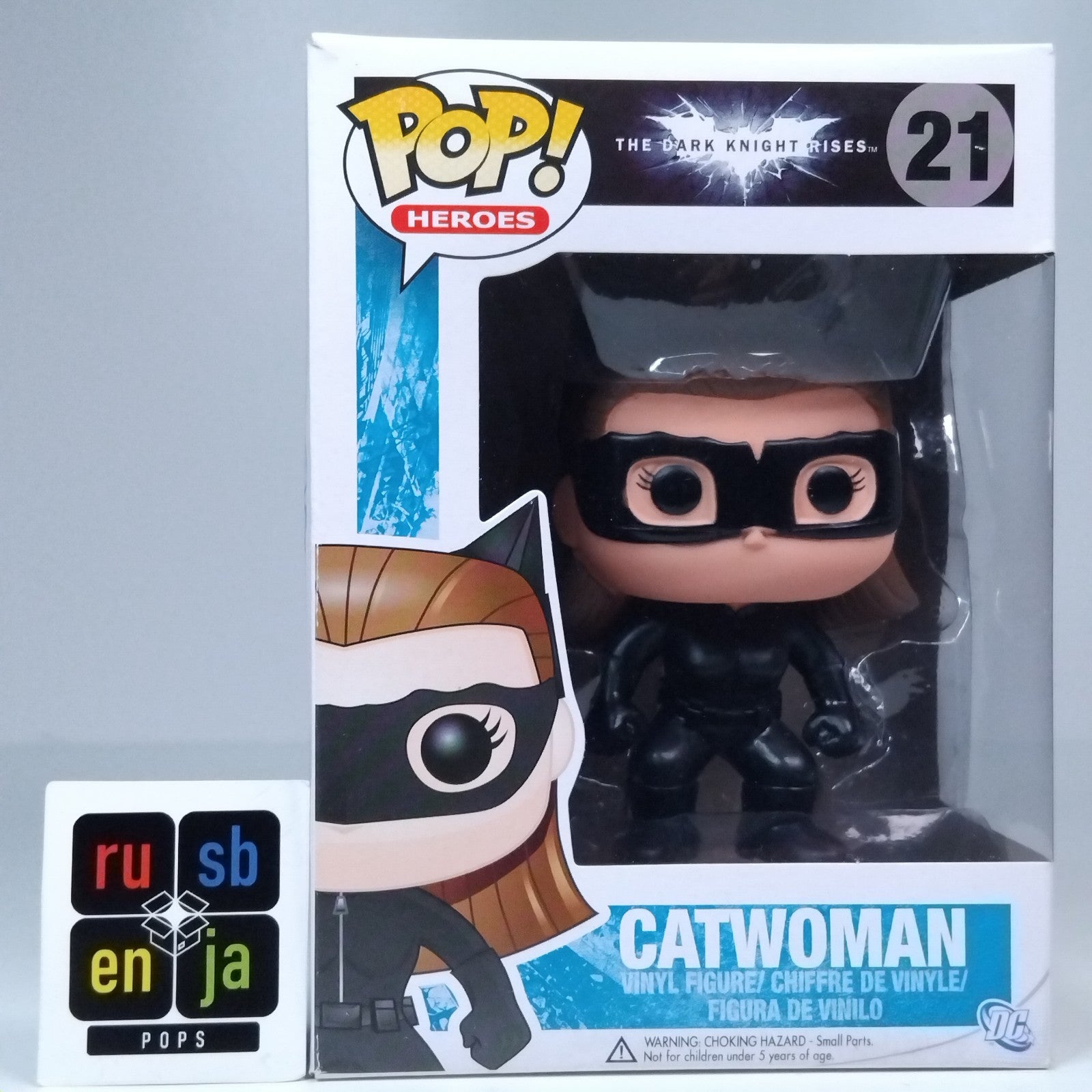 Funko Pop! DC Heroes Dark Knight Batman Catwoman #21 BAD BOX DAMAGE