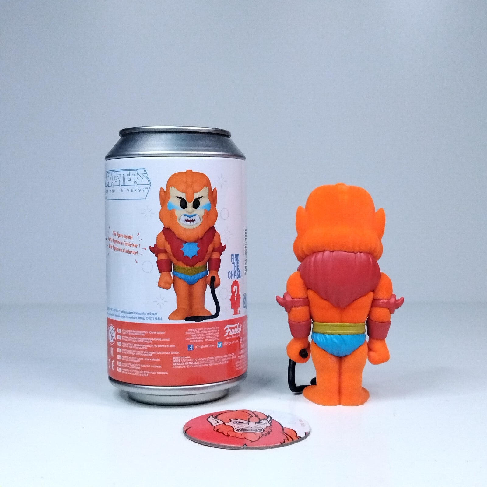 Funko Soda Retro Masters of the Universe Beast Man Flocked Chase 1/800