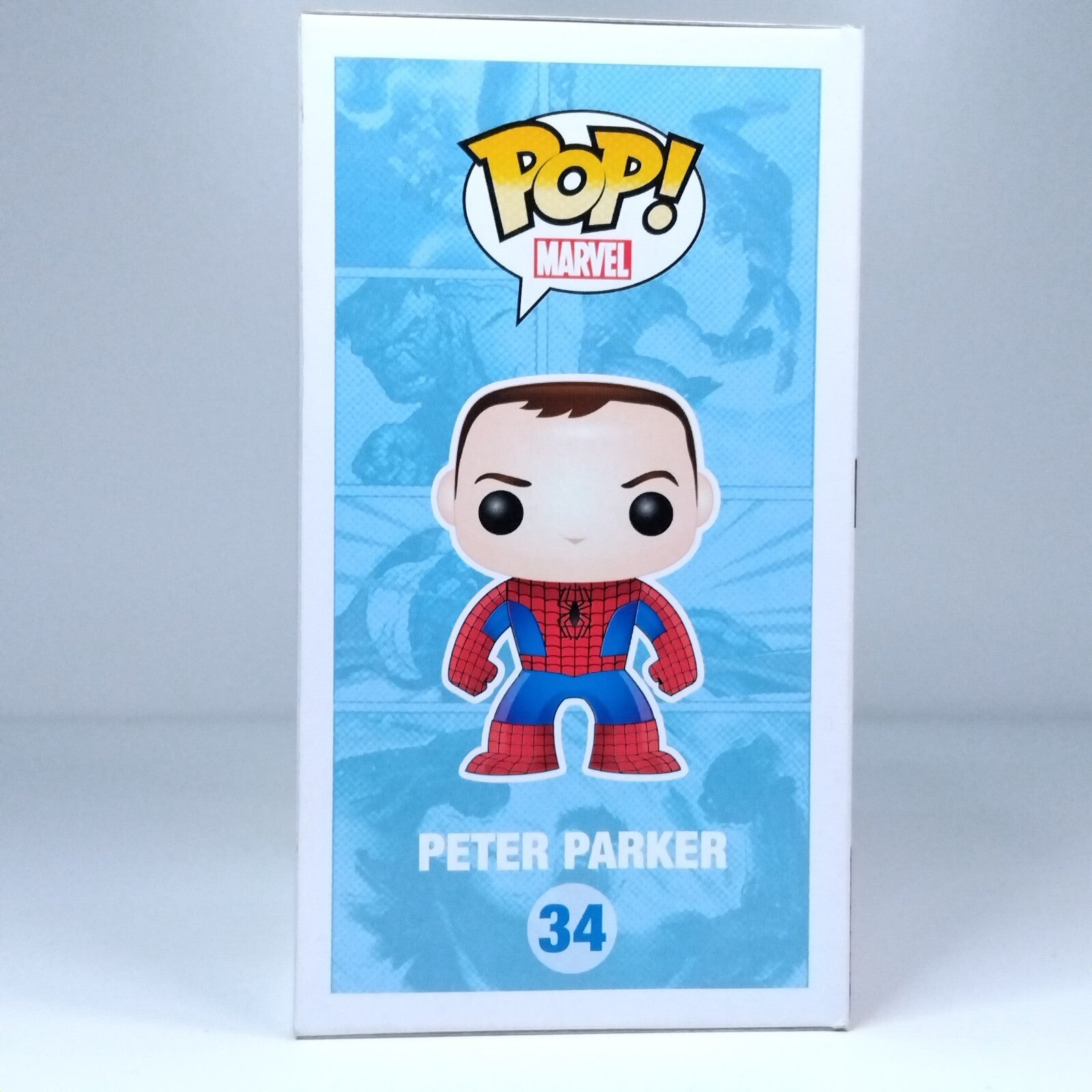 Funko Pop! Marvel Spider-Man Peter Parker Comikaze Exclusive #34