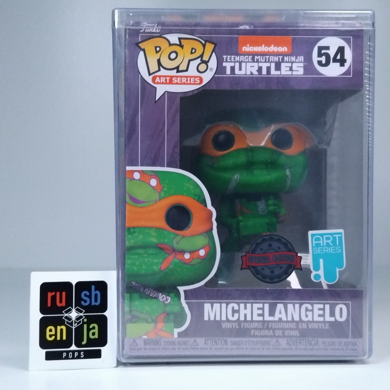 Funko Pop! TMNT Teenage Mutant Ninja Turtles SEALED Michelangelo #54