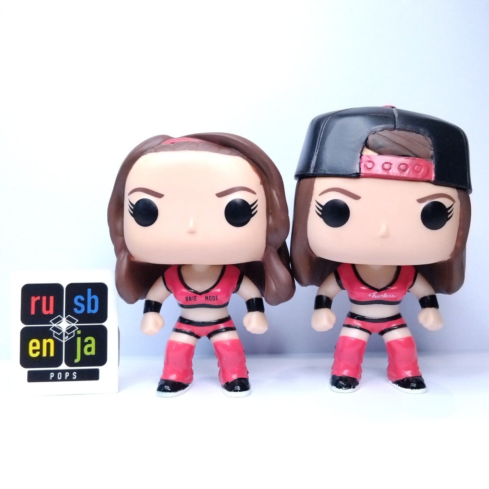Funko Pop! WWE OOB Out of Box Brie & Nicki Bella Twins Red Outfits 2 Pack